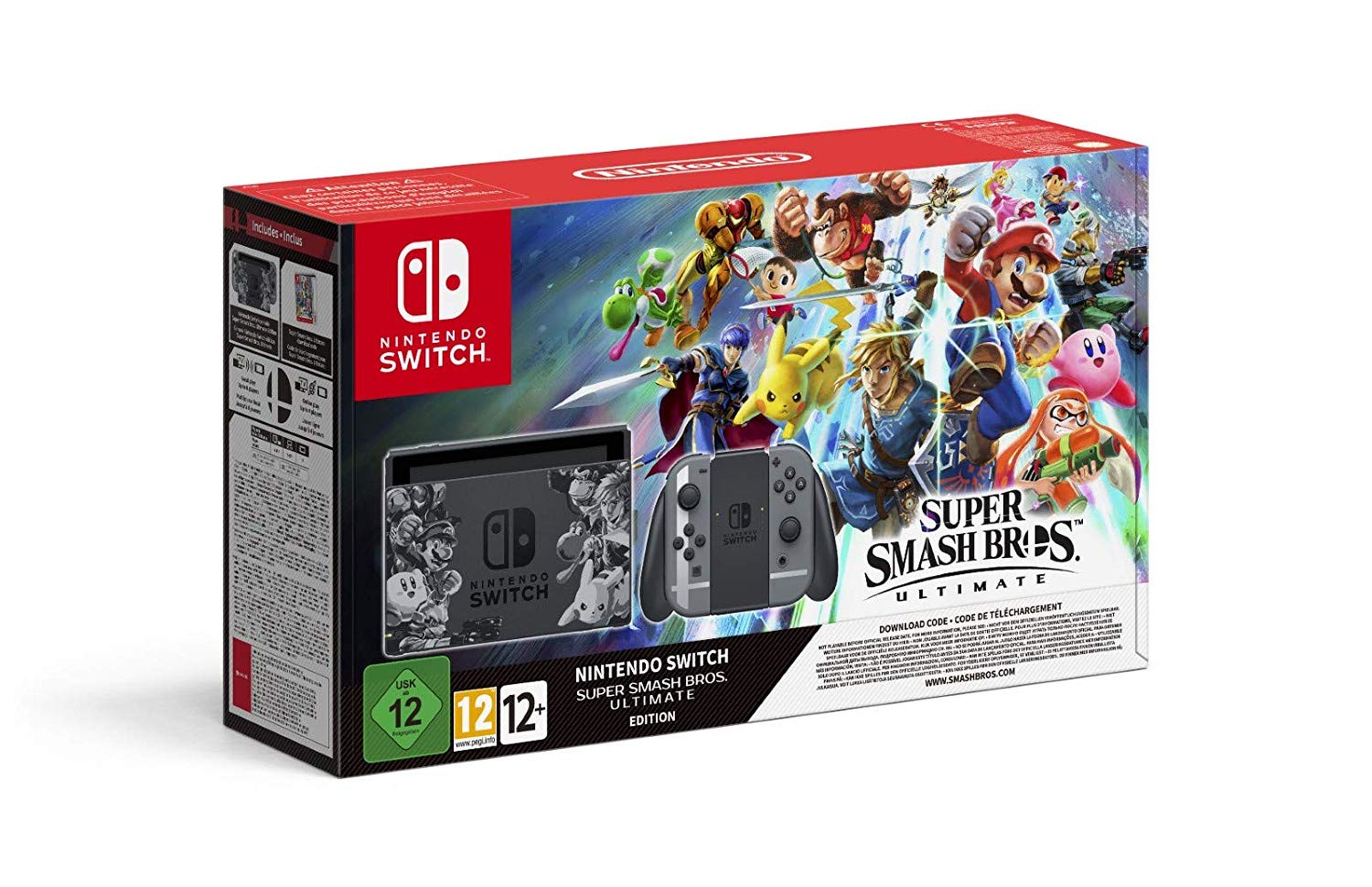 Pack Smash Bros con Switch