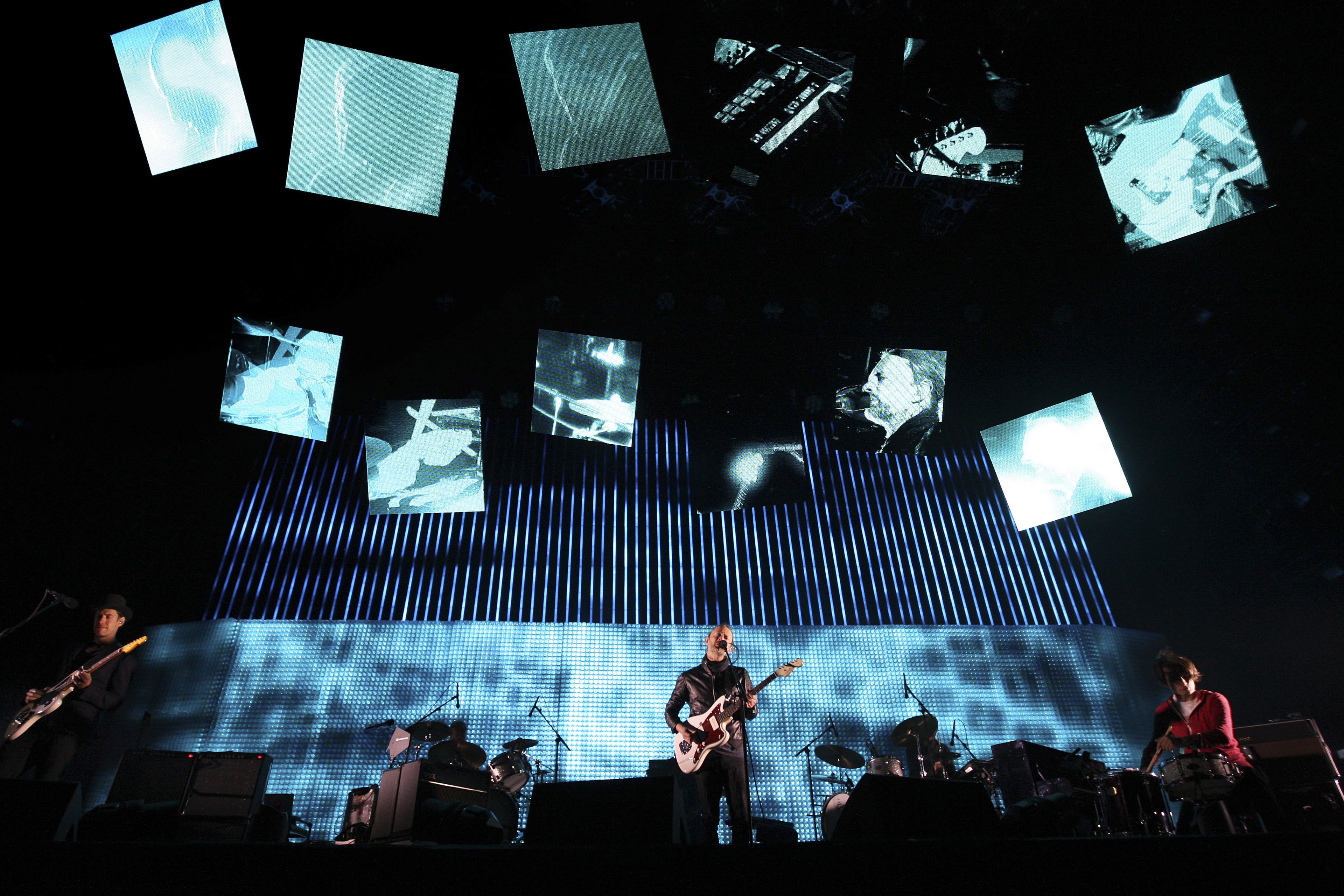 Radiohead en el festival Coachella en 2016