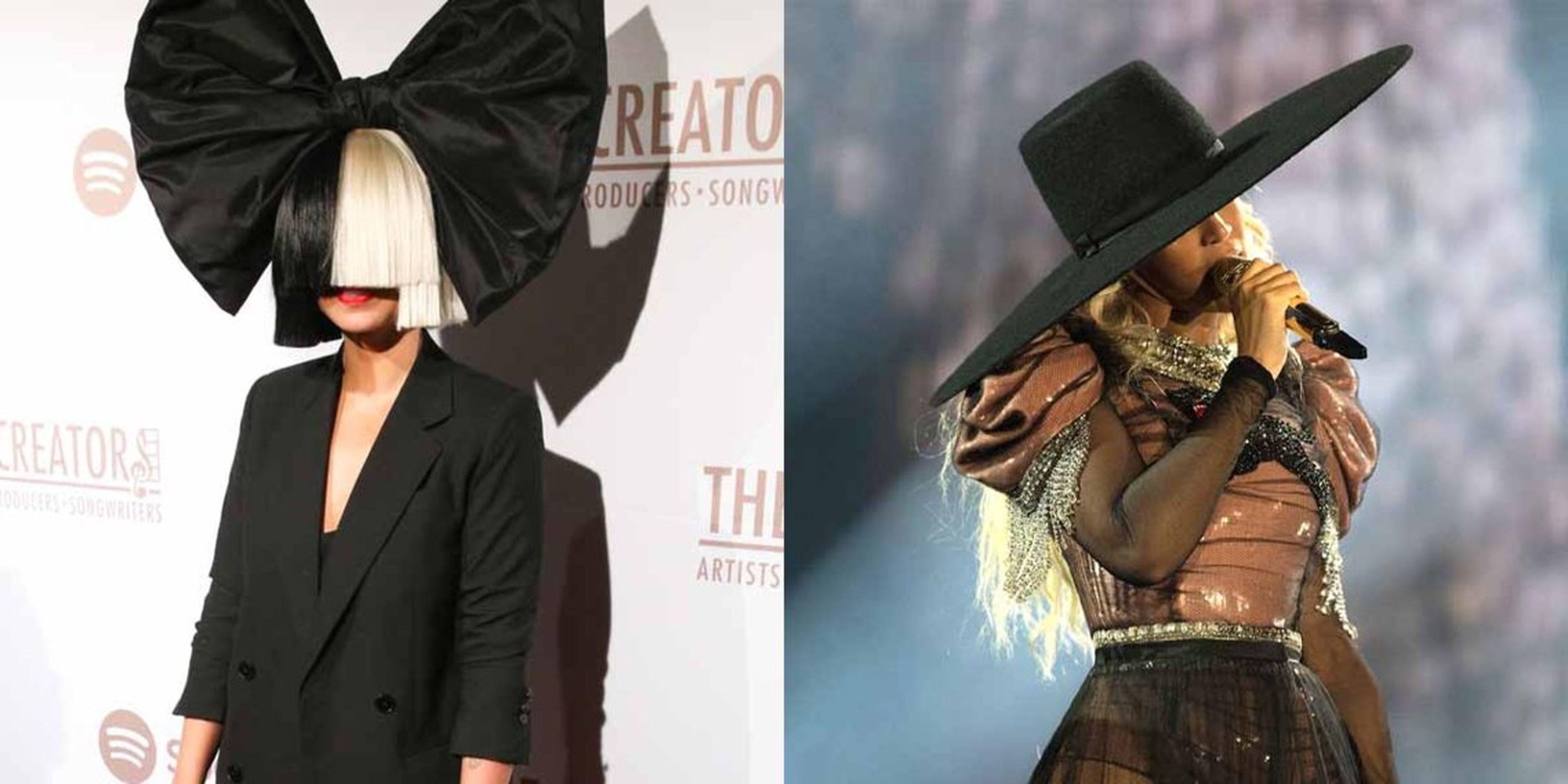 Sia y Beyoncé en 2016.
