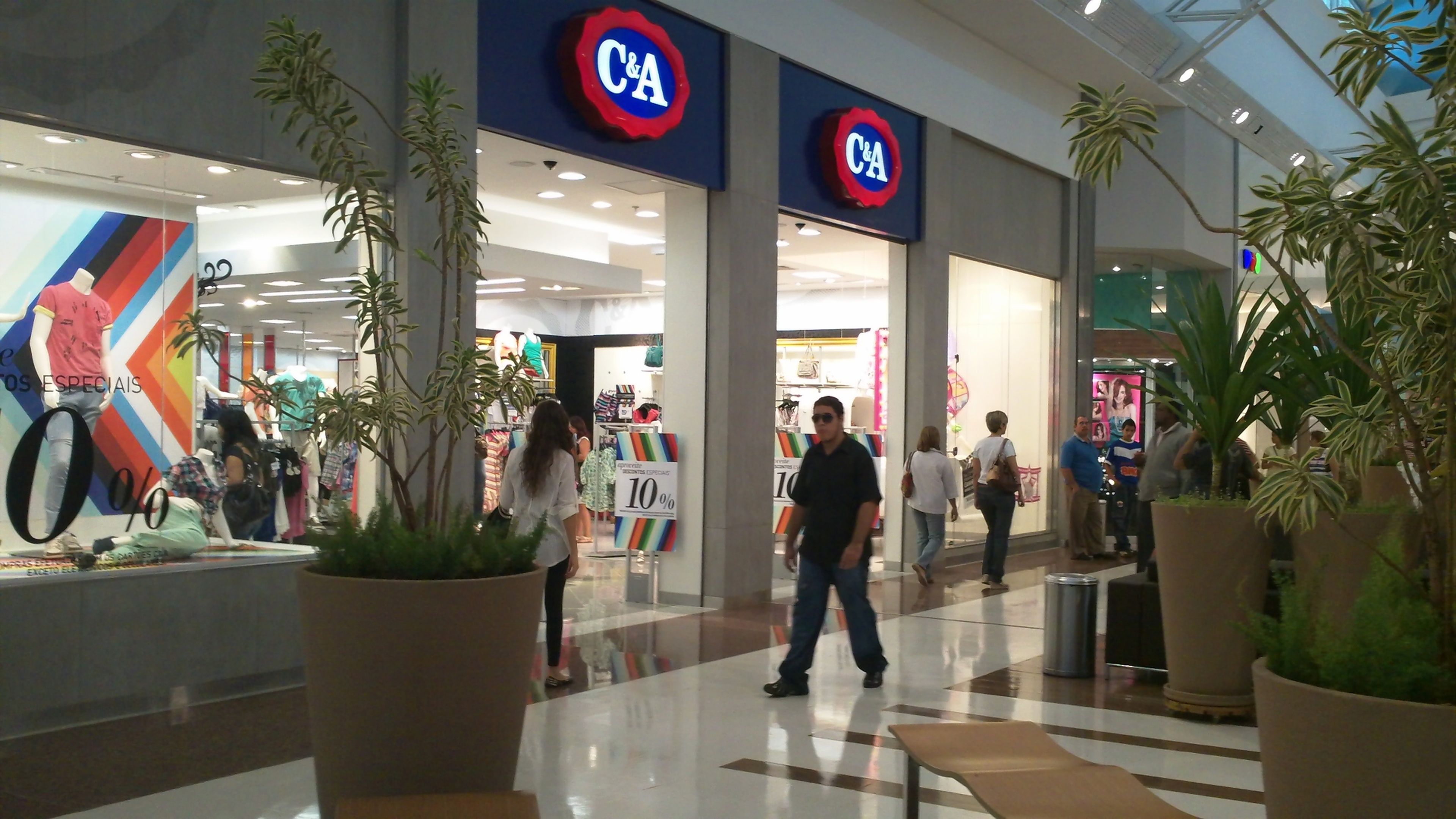 Una tienda de la cadena C&A en Brasil