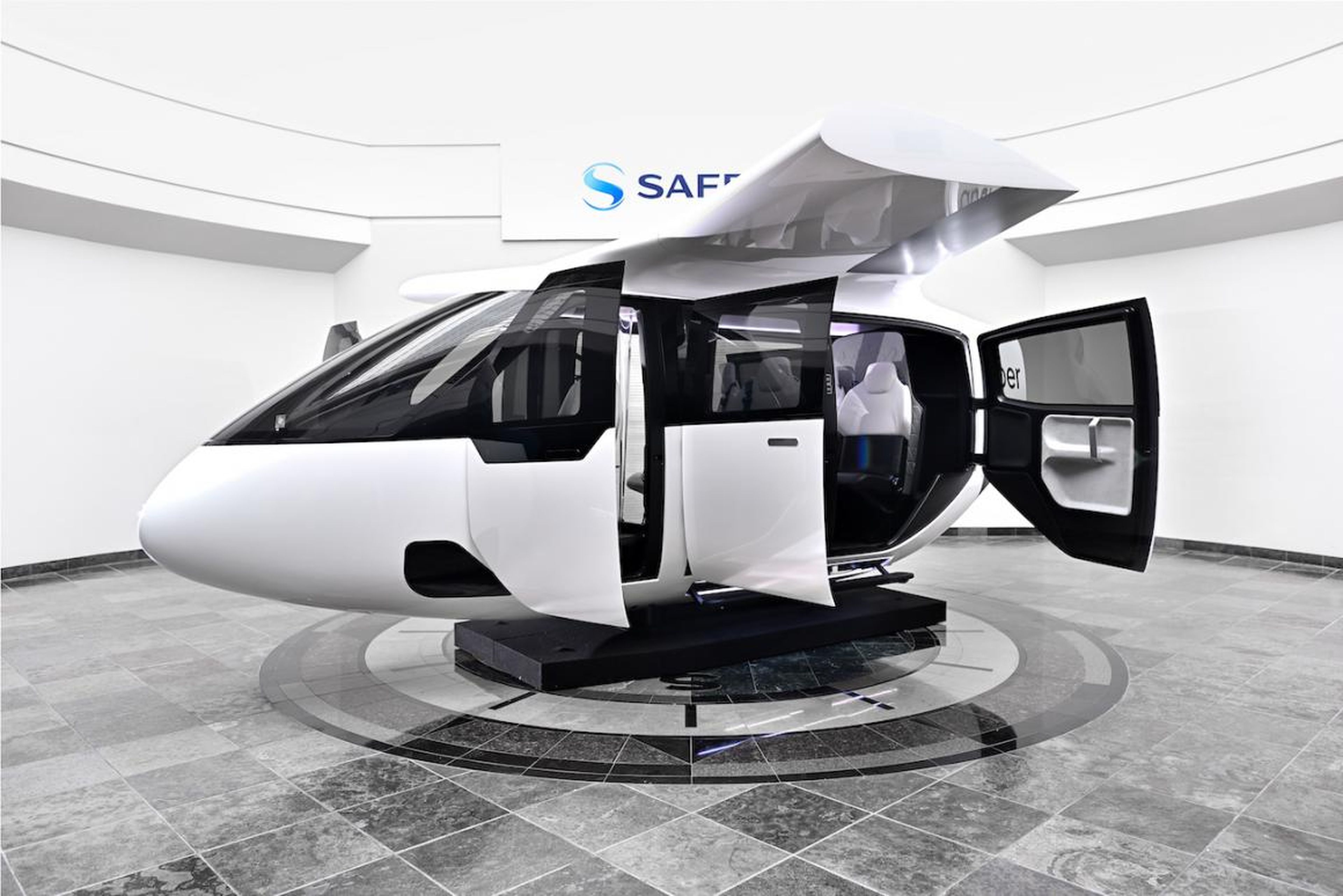 Uber Air ha colaborado con la empresa Safran Cabin para diseñar un prototipo a escala completa de sus cabinas.