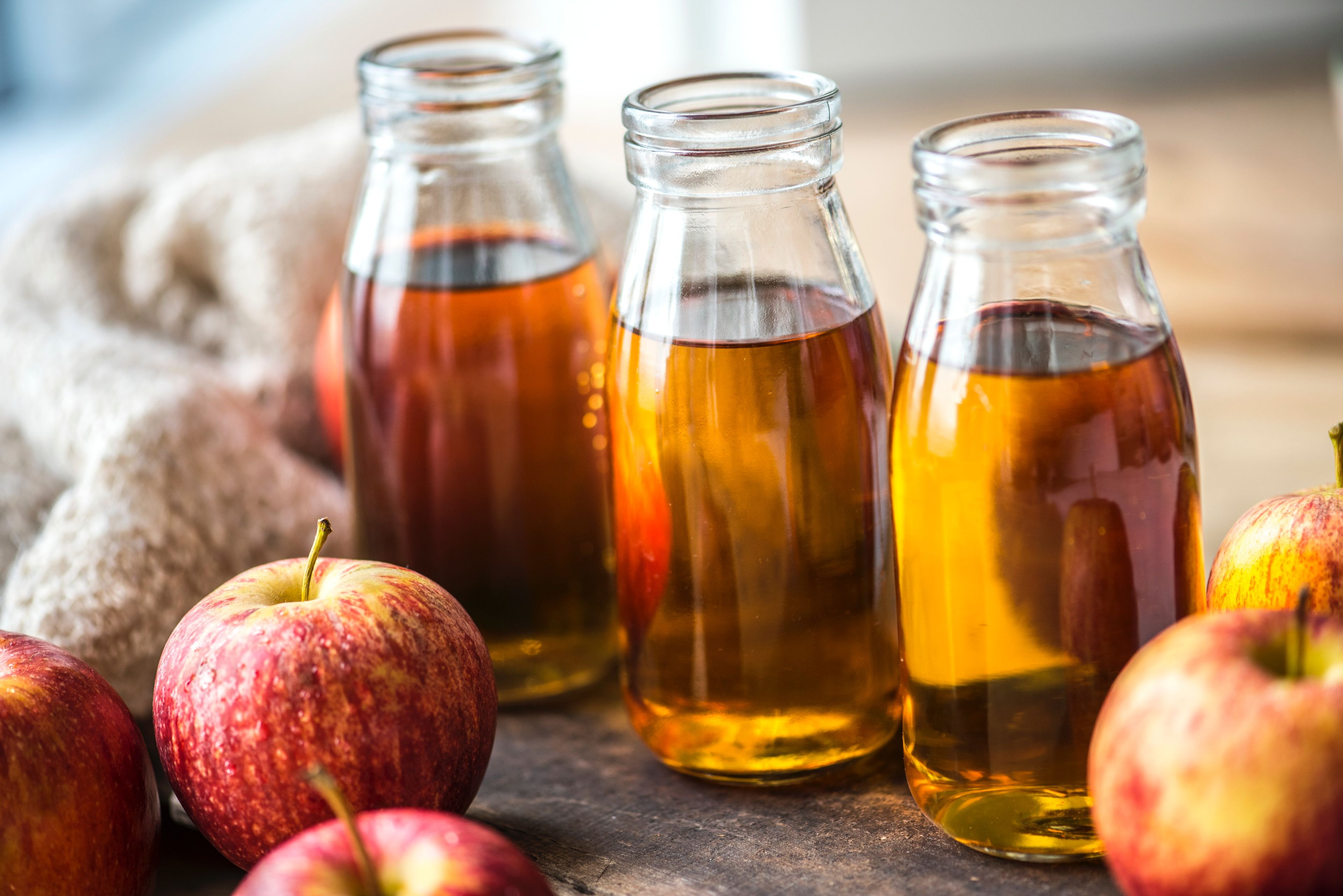 Usar vinagre de manzana