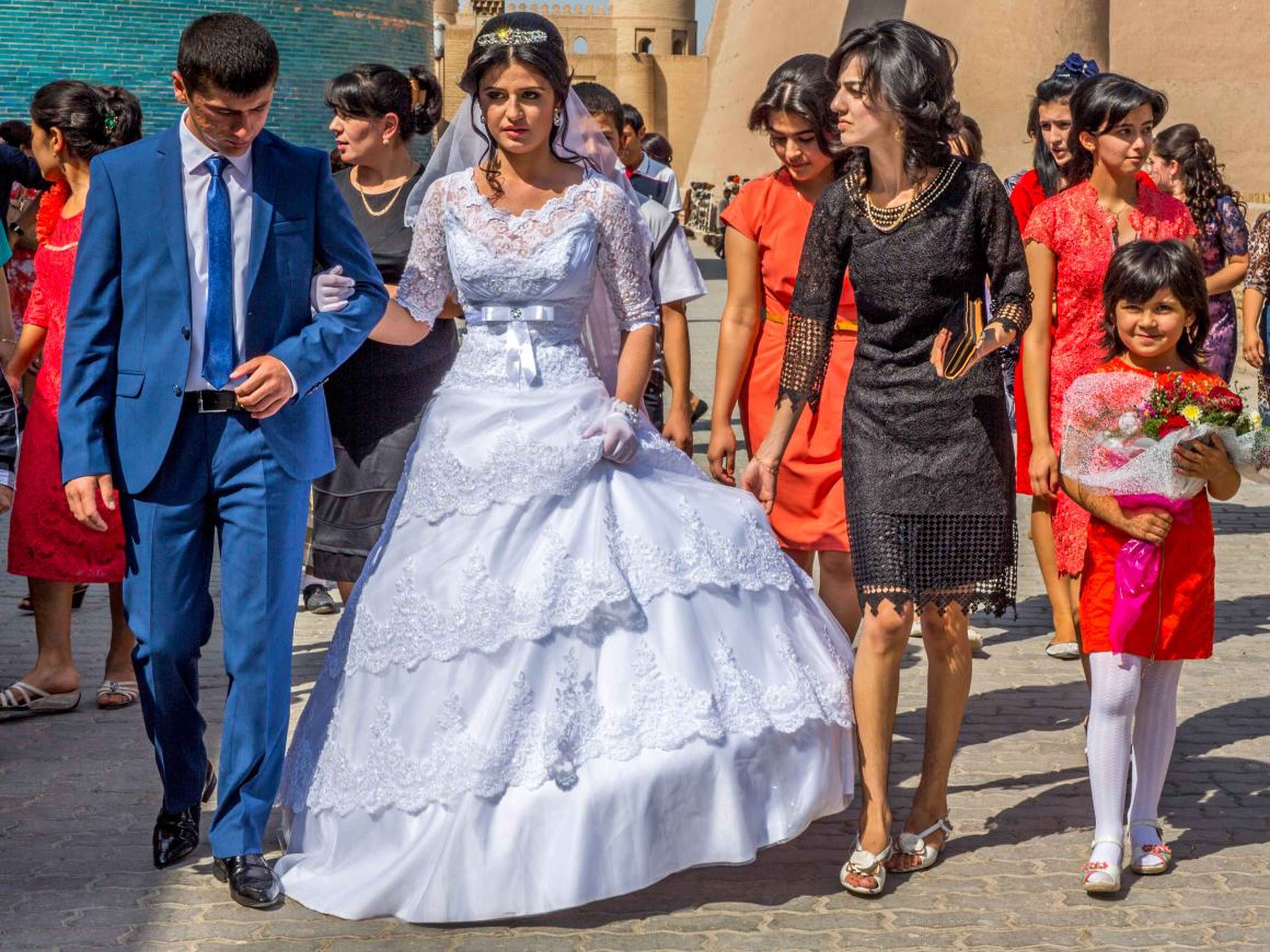 Las bodas en Uzbekistán son lujosas