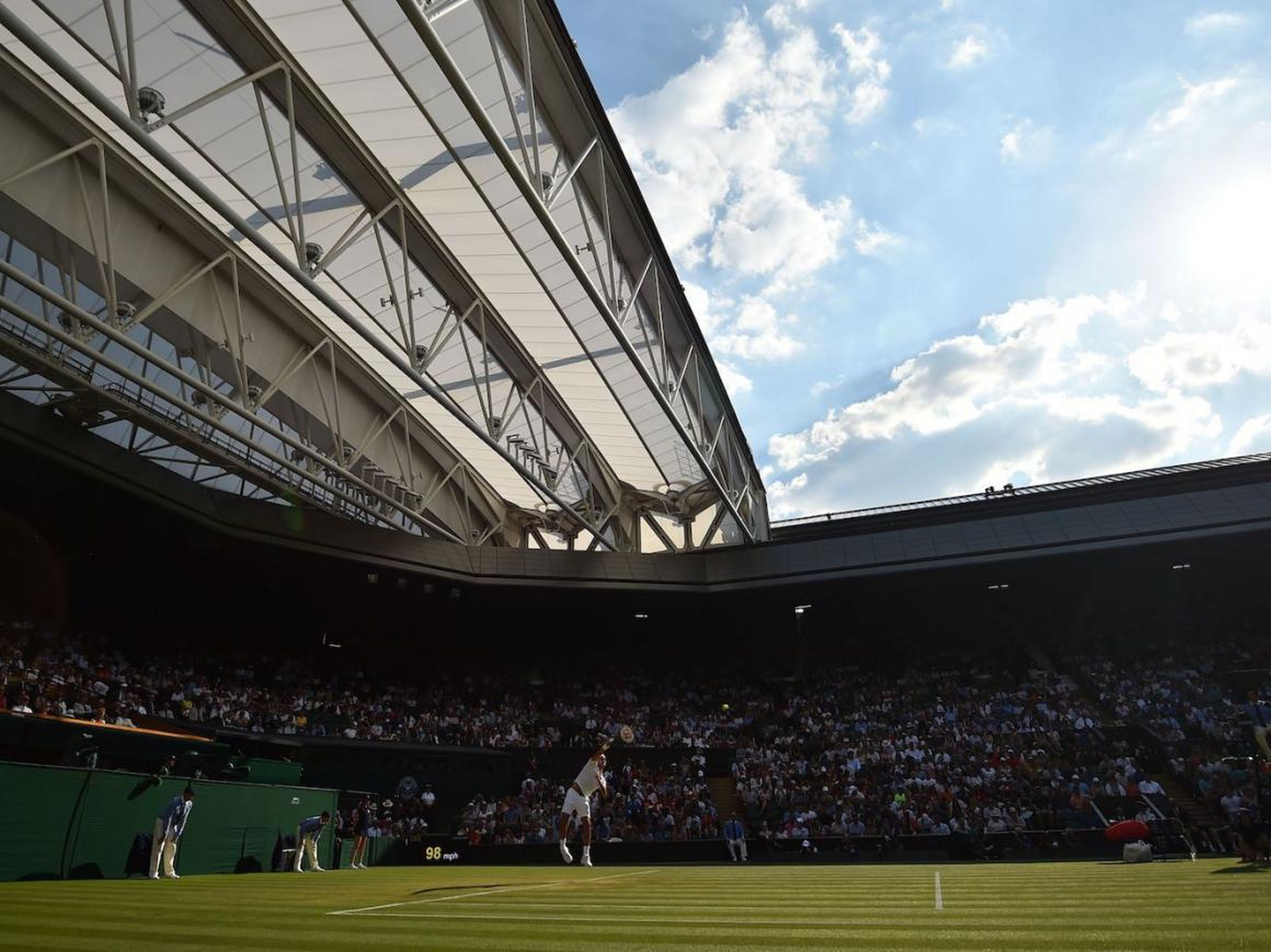 The views at Wimbledon are always stunning.