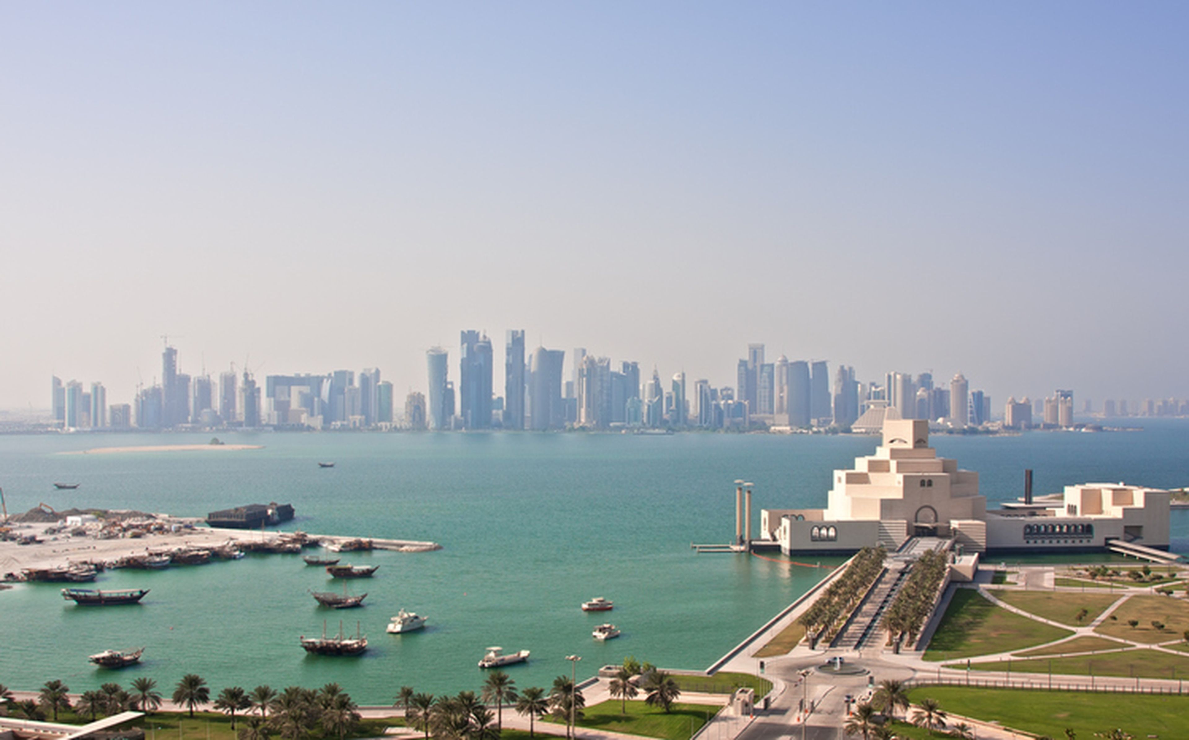 Vista de Doha, en Qatar