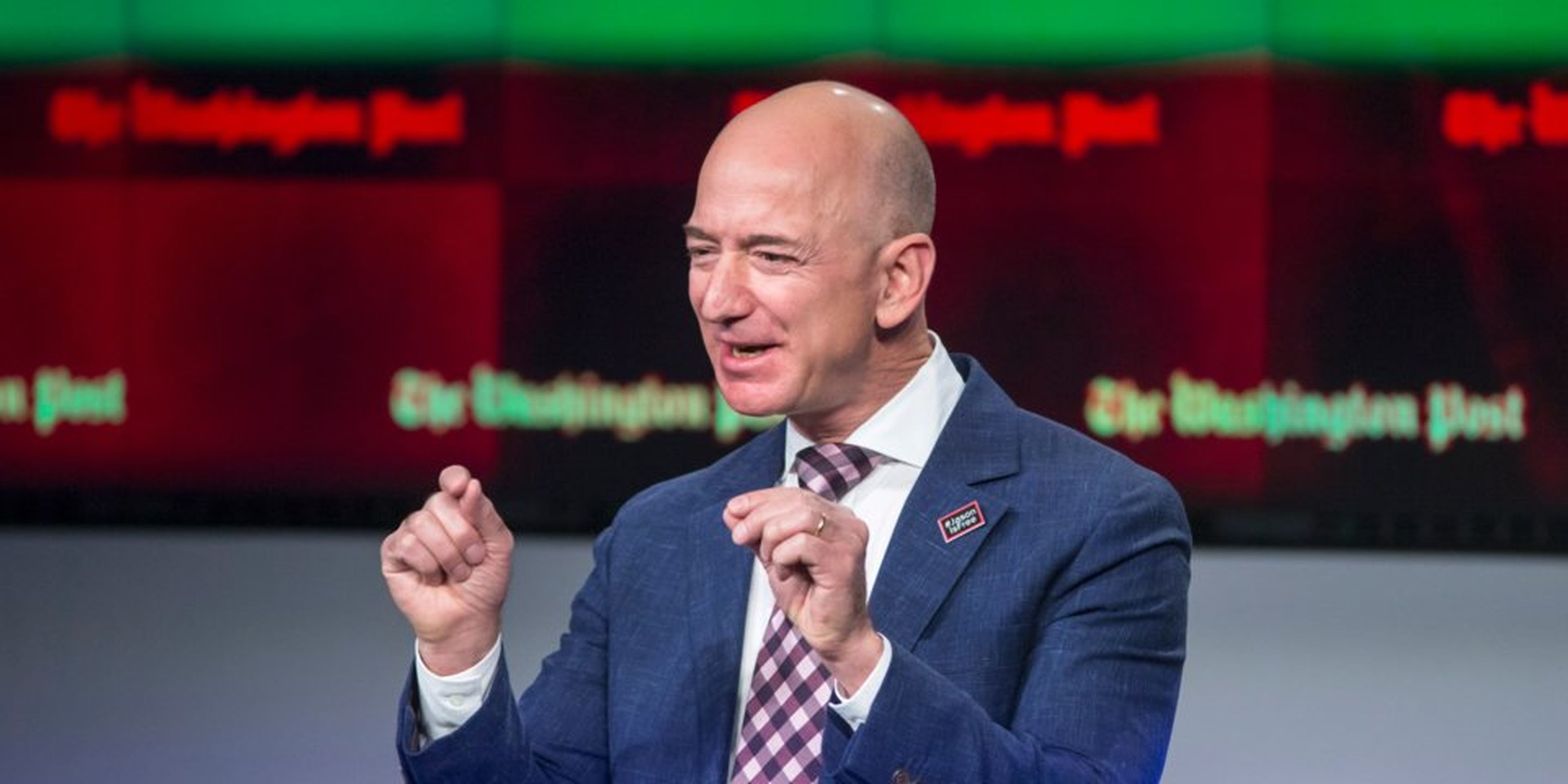 El CEO de Amazon Jeff Bezos.