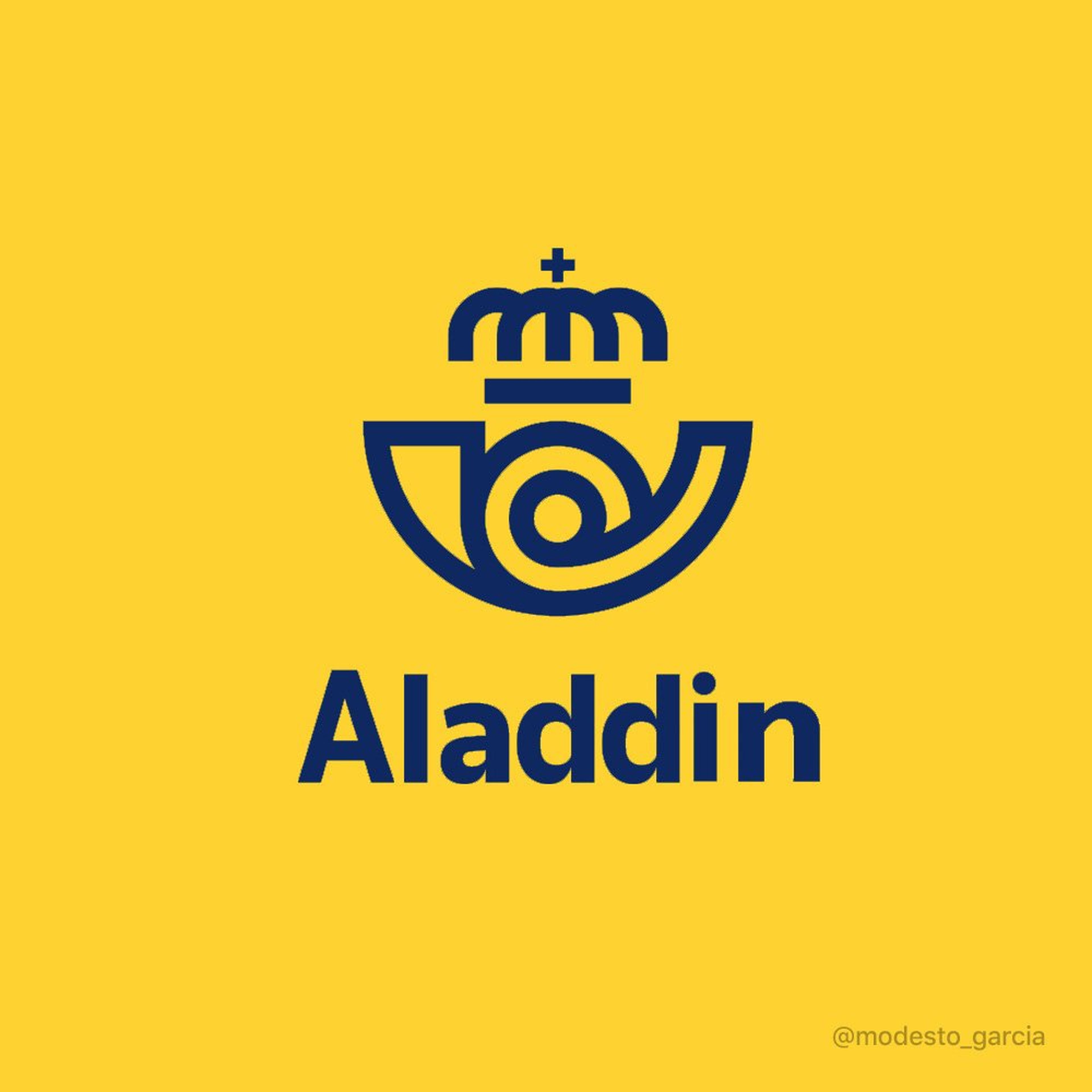 Si Aladdin fuera un logo