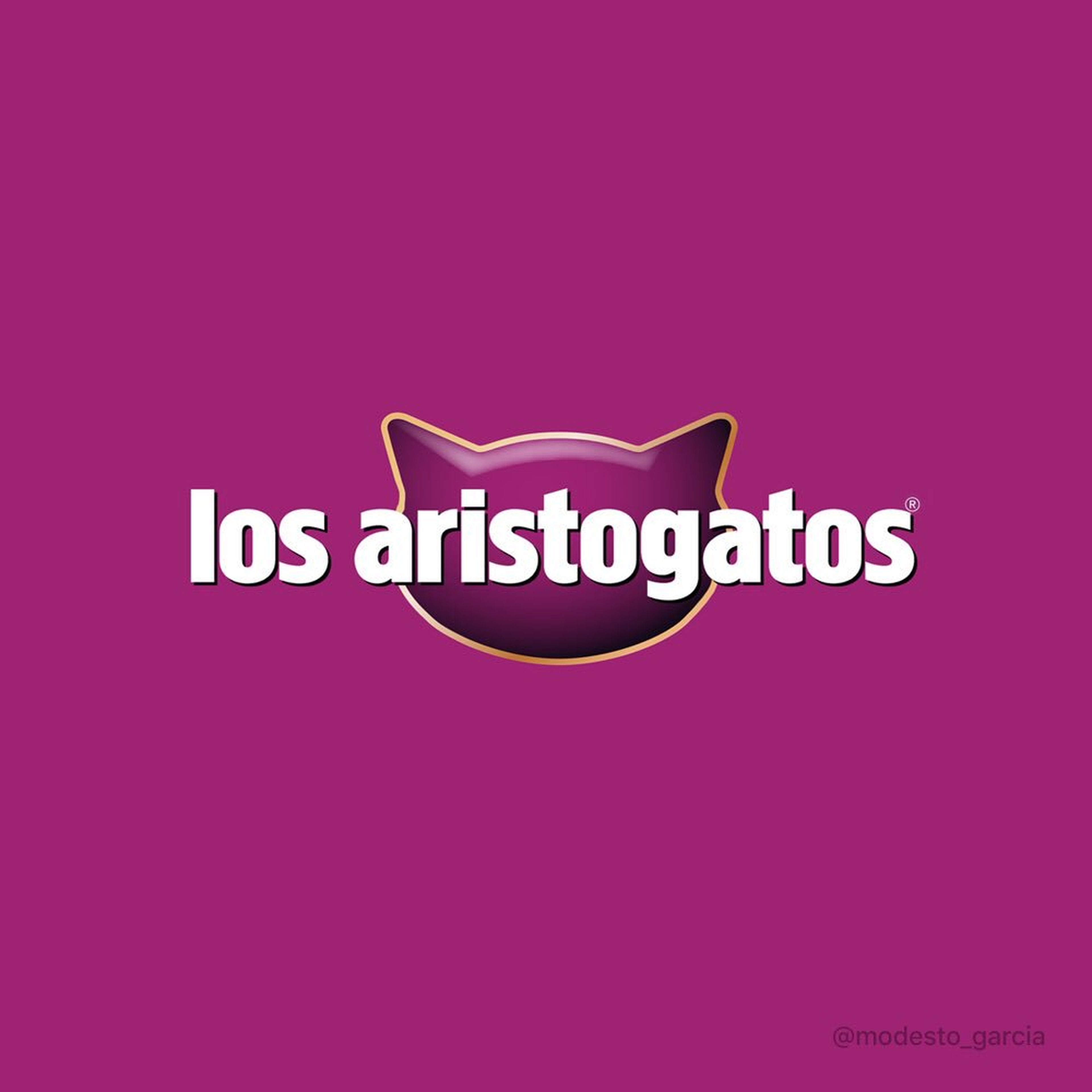 Si Los Aristogatos fuera un logo