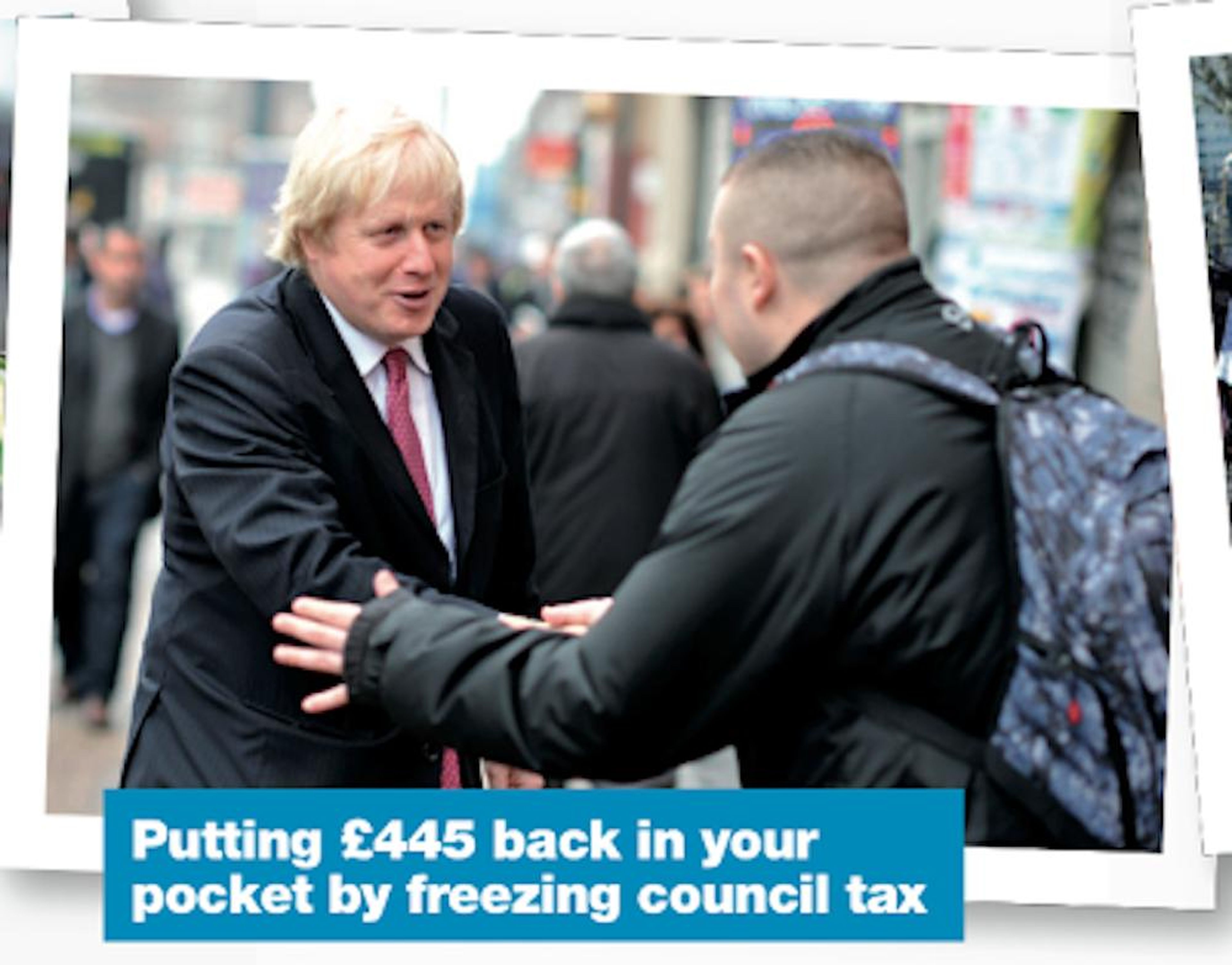 Boris Johnson's 2012 London mayor leaflet