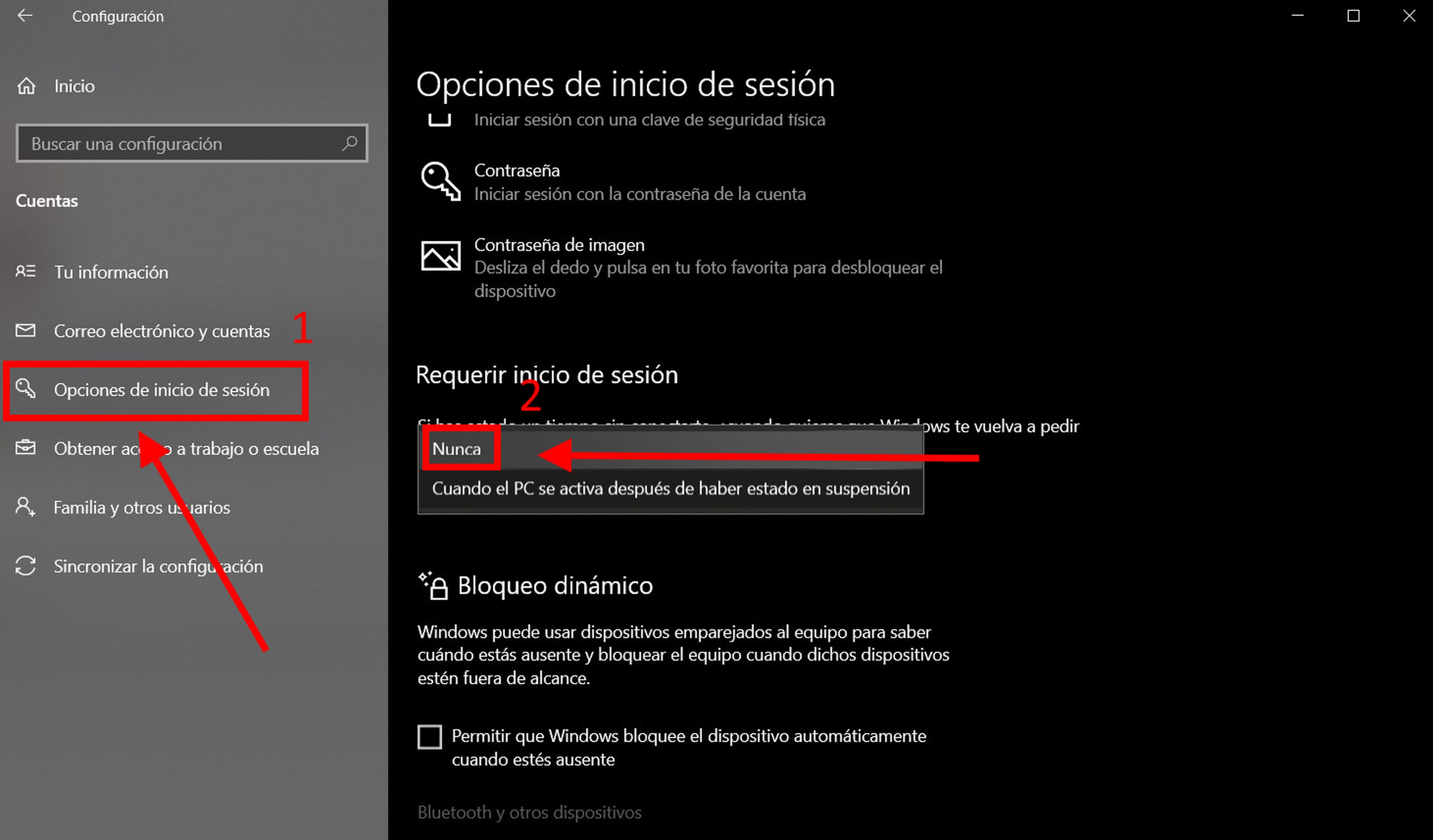 Cómo eliminar la contraseña de inicio de Windows 10