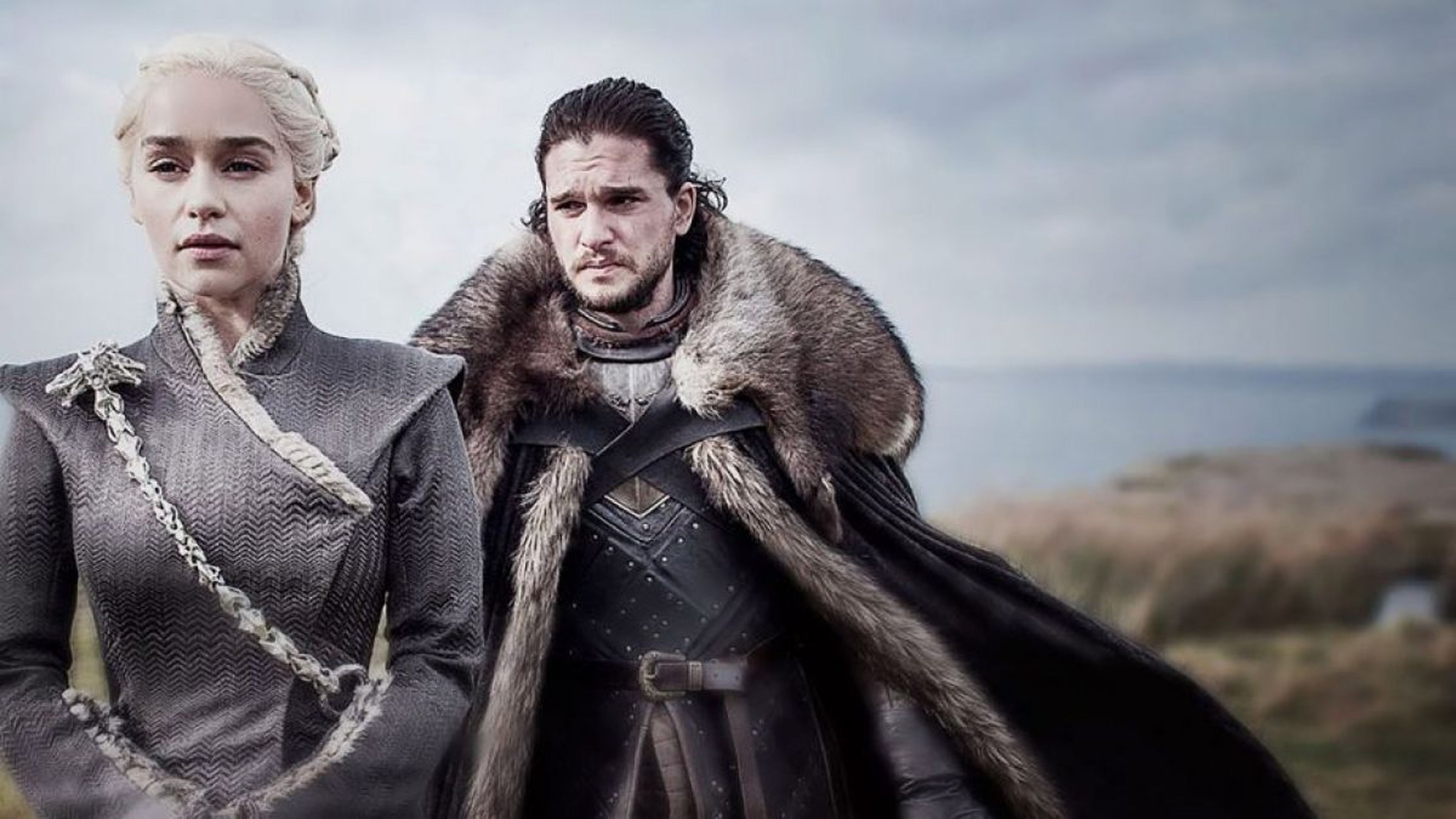 Daenerys y Jon Snow en Juego de Tronos