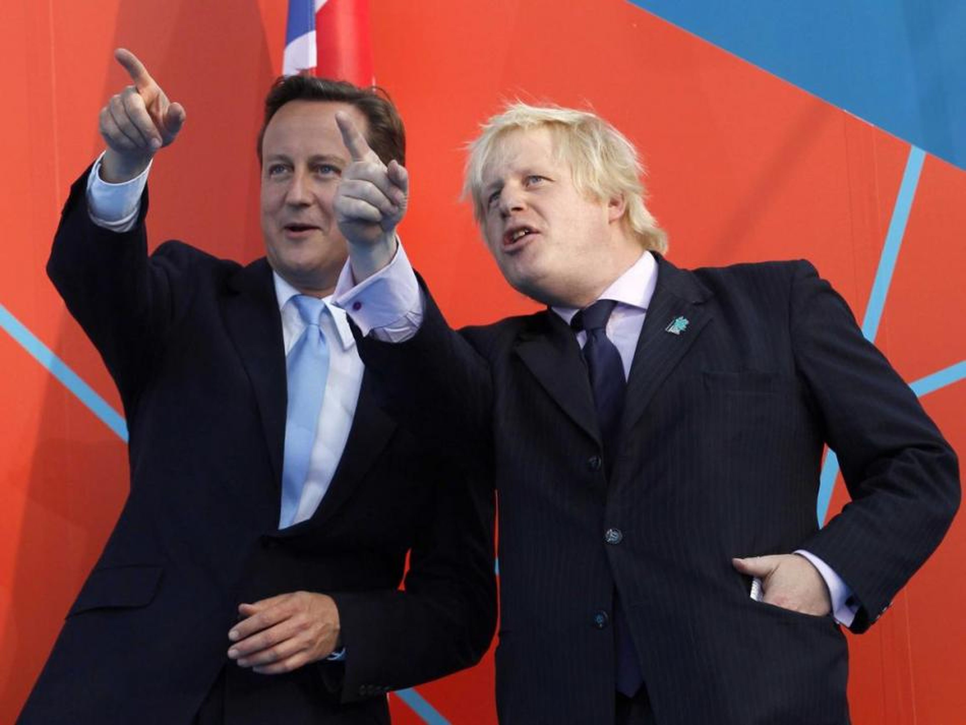 David Cameron y Boris Johnson