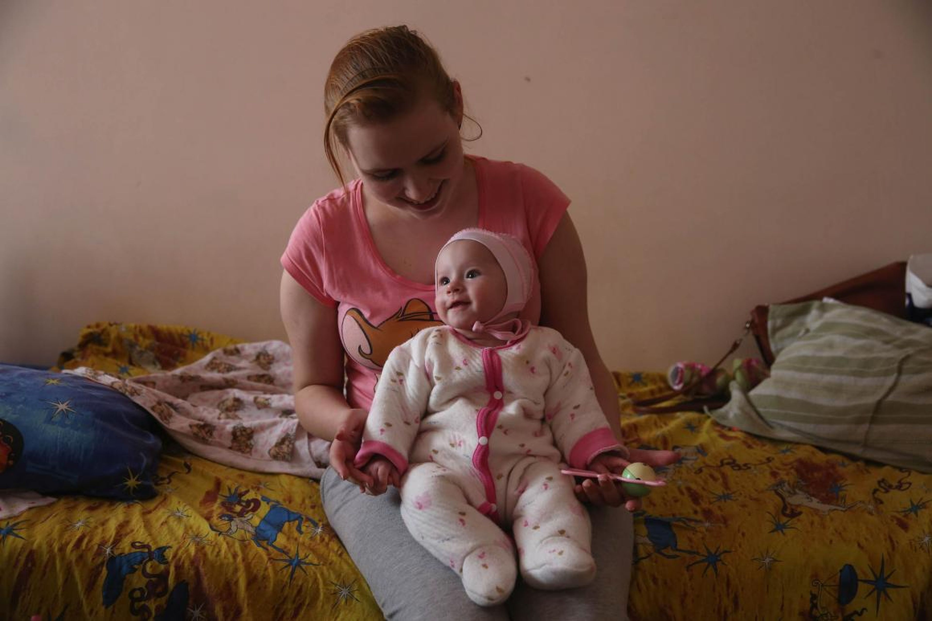 El fotógrafo de Getty Sean Gallup visitó el centro de niños con discapacidad en Belarus.