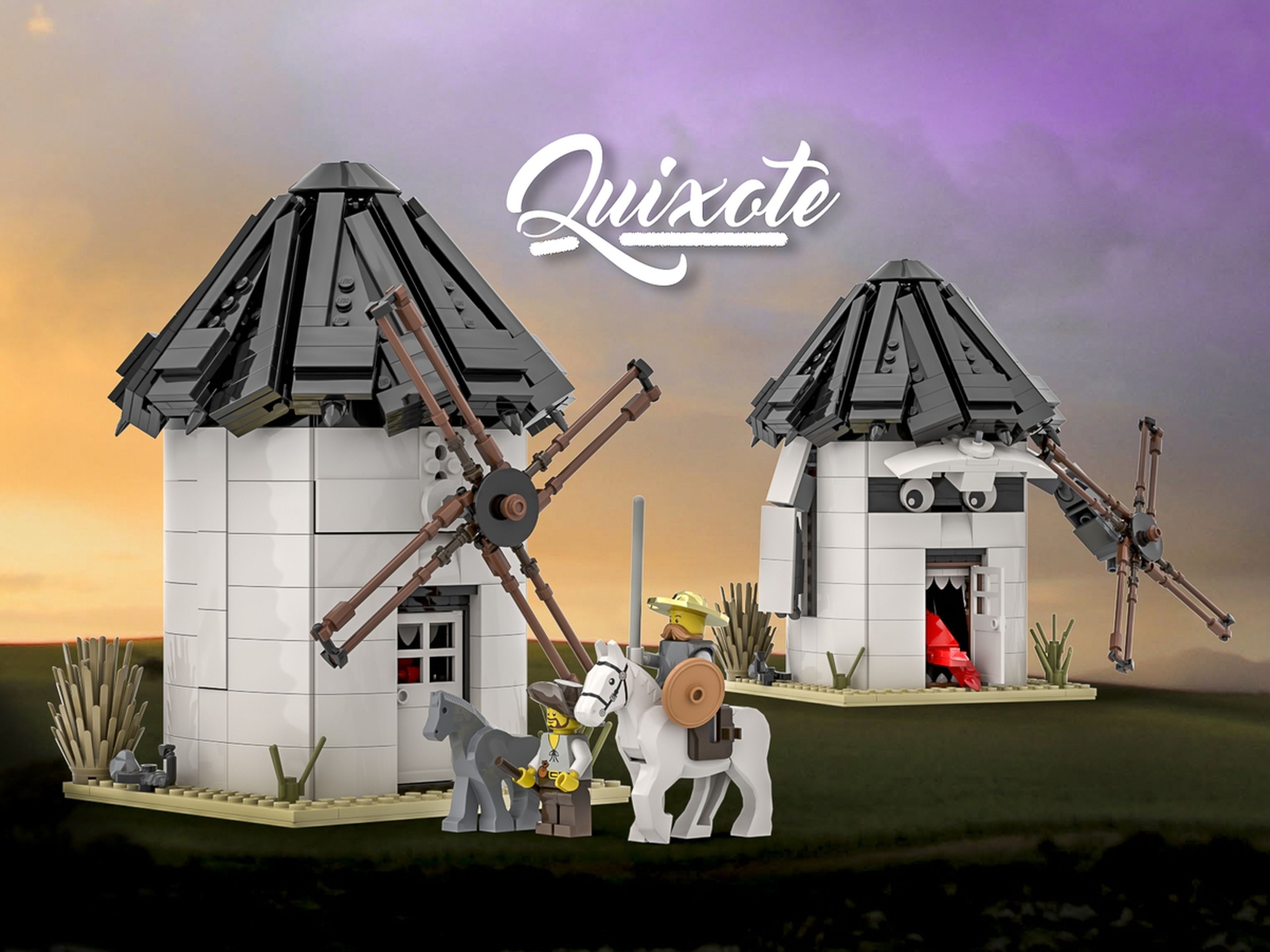 Don Quijote en versión LEGO