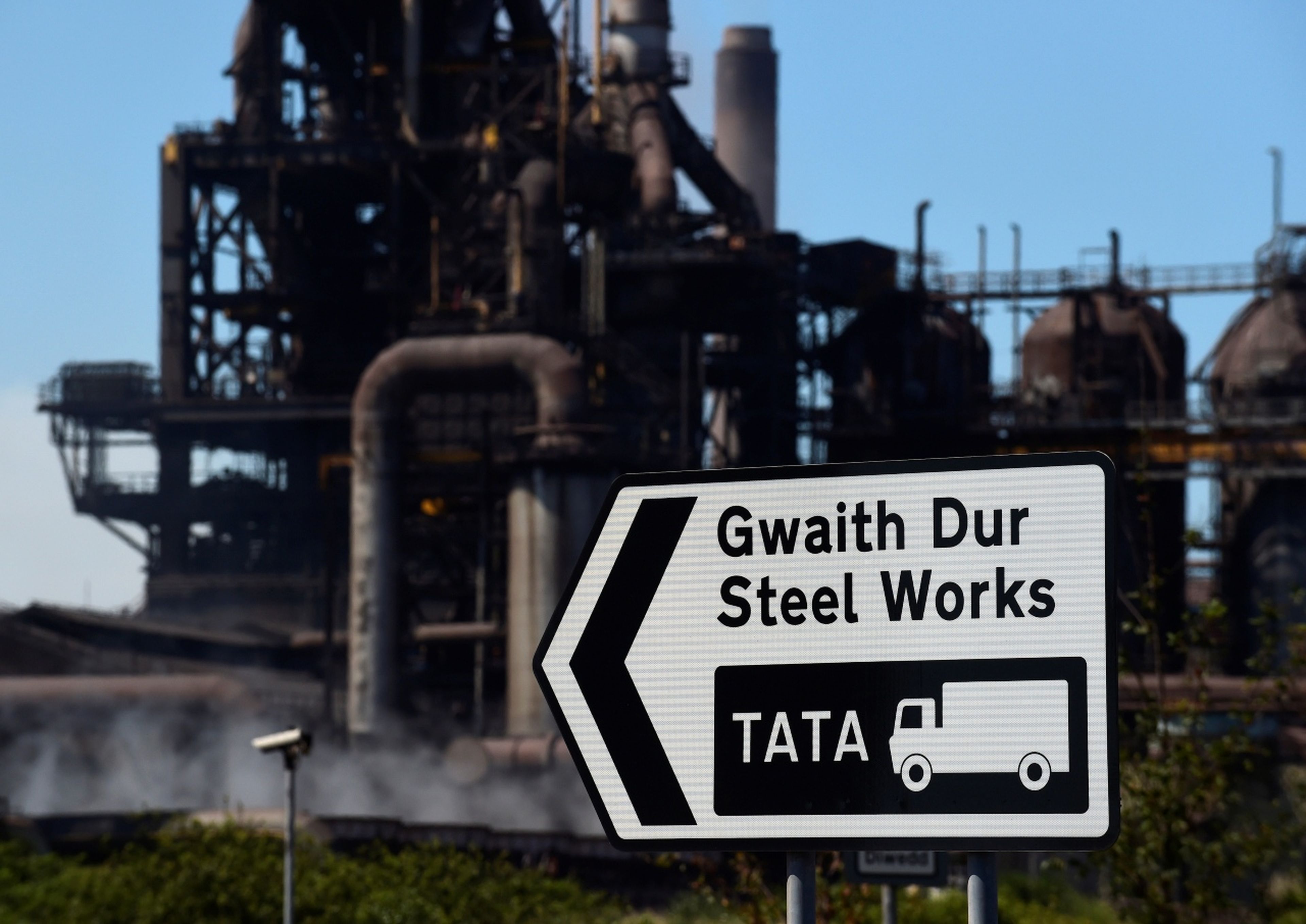 La fábrica de Tata Steel en Port Talbot, Gales