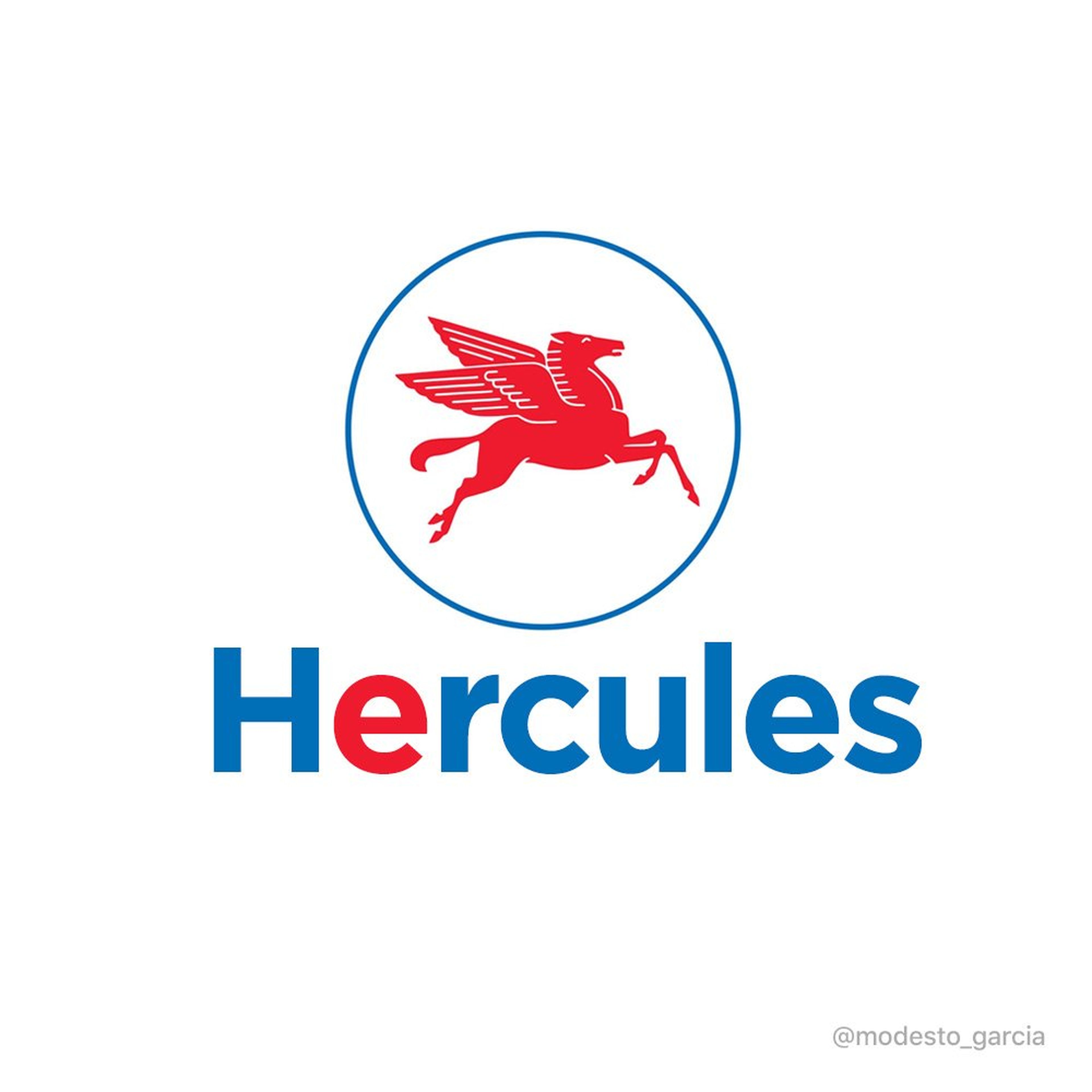 Si Hercules fuera un logo famoso