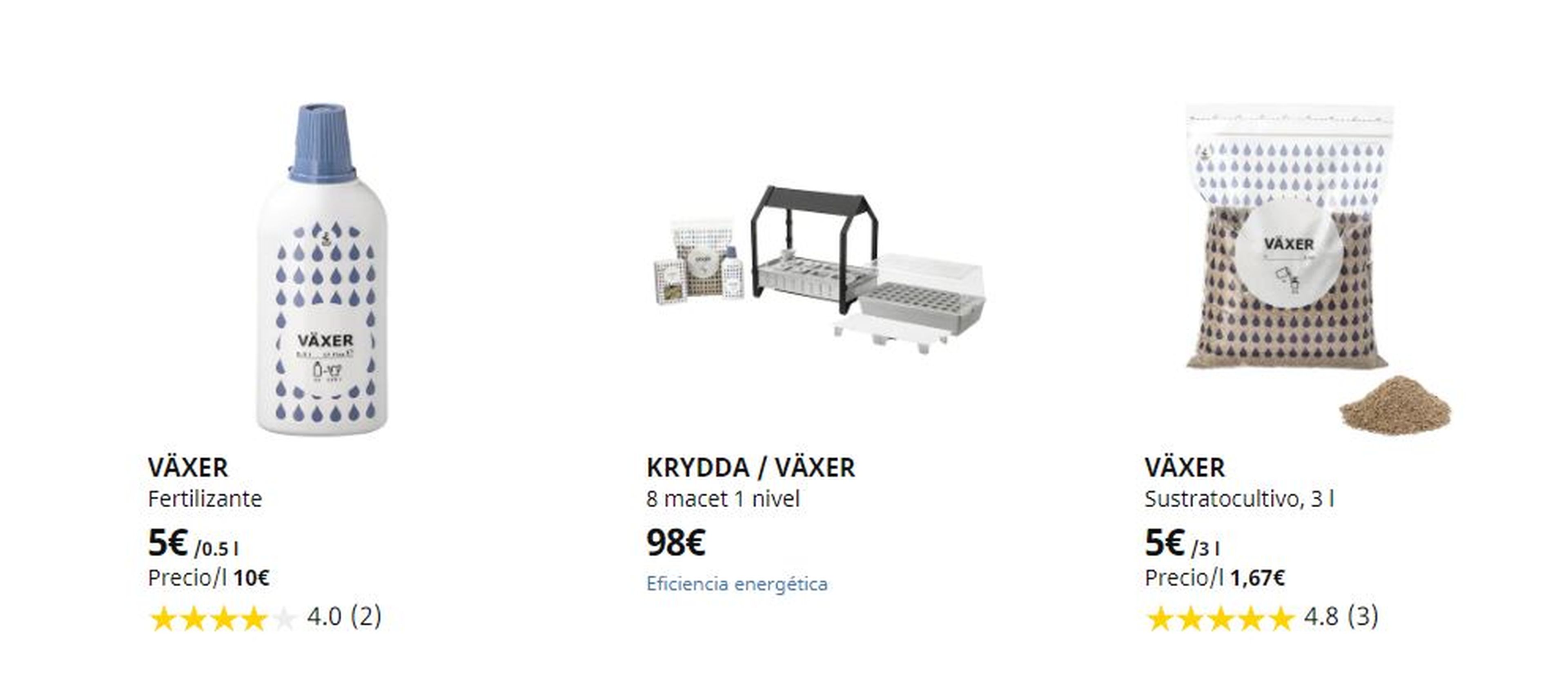 Ikea productos cultivo