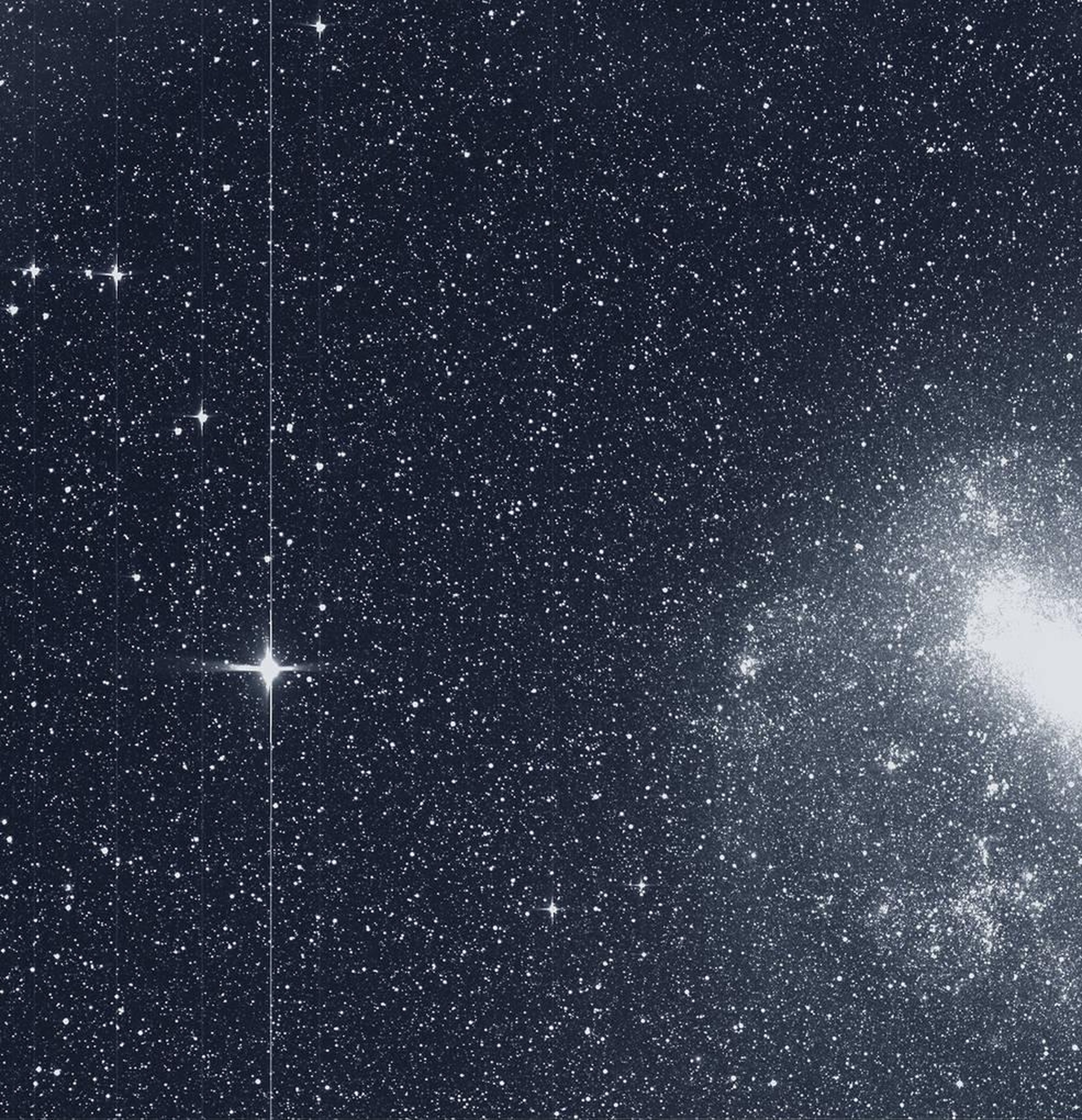 Una imagen tomada por el TESS de la NASA como parte de su primera ronda de recolección de datos.