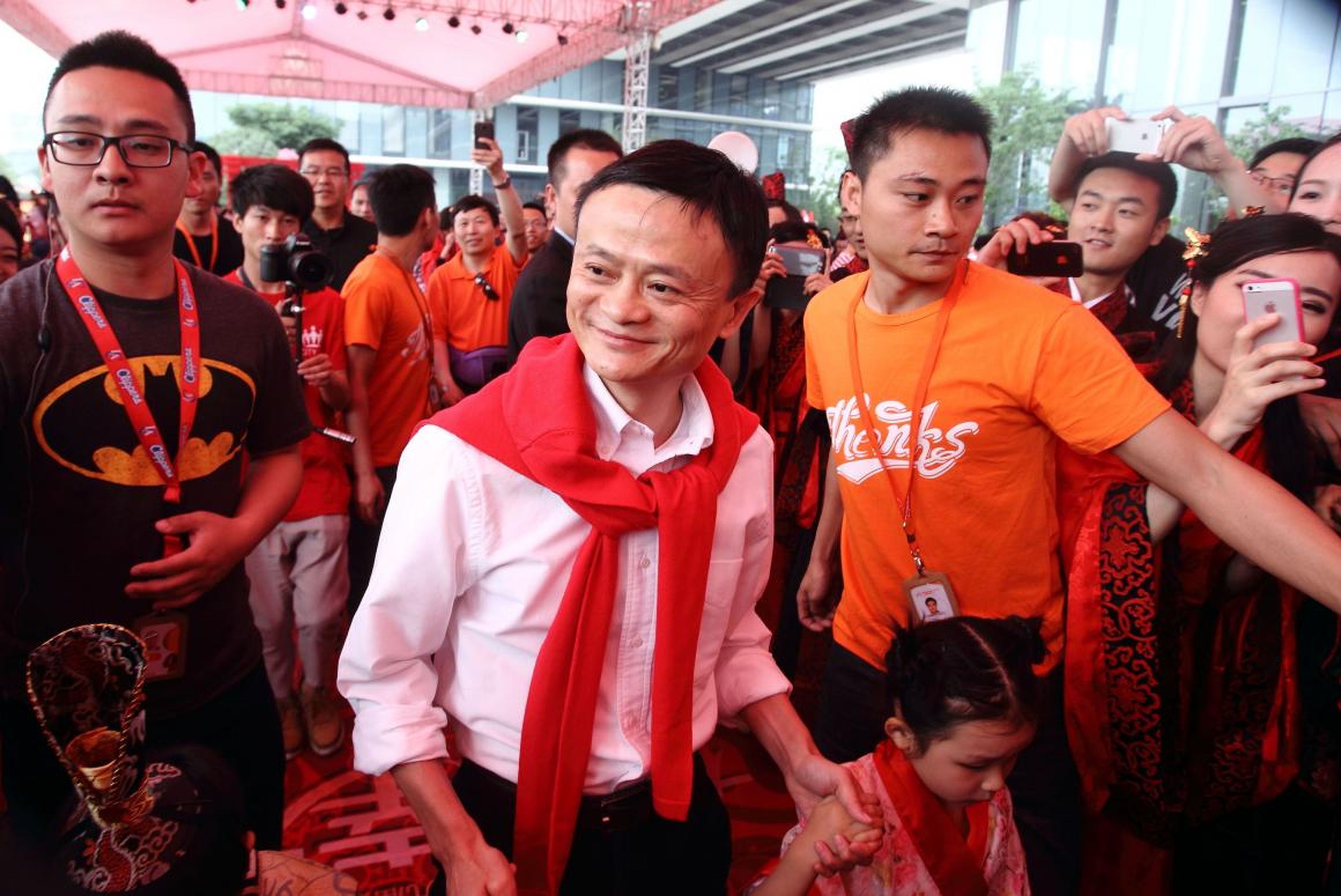 Jack Ma en la boda del Día de Ali 2014.