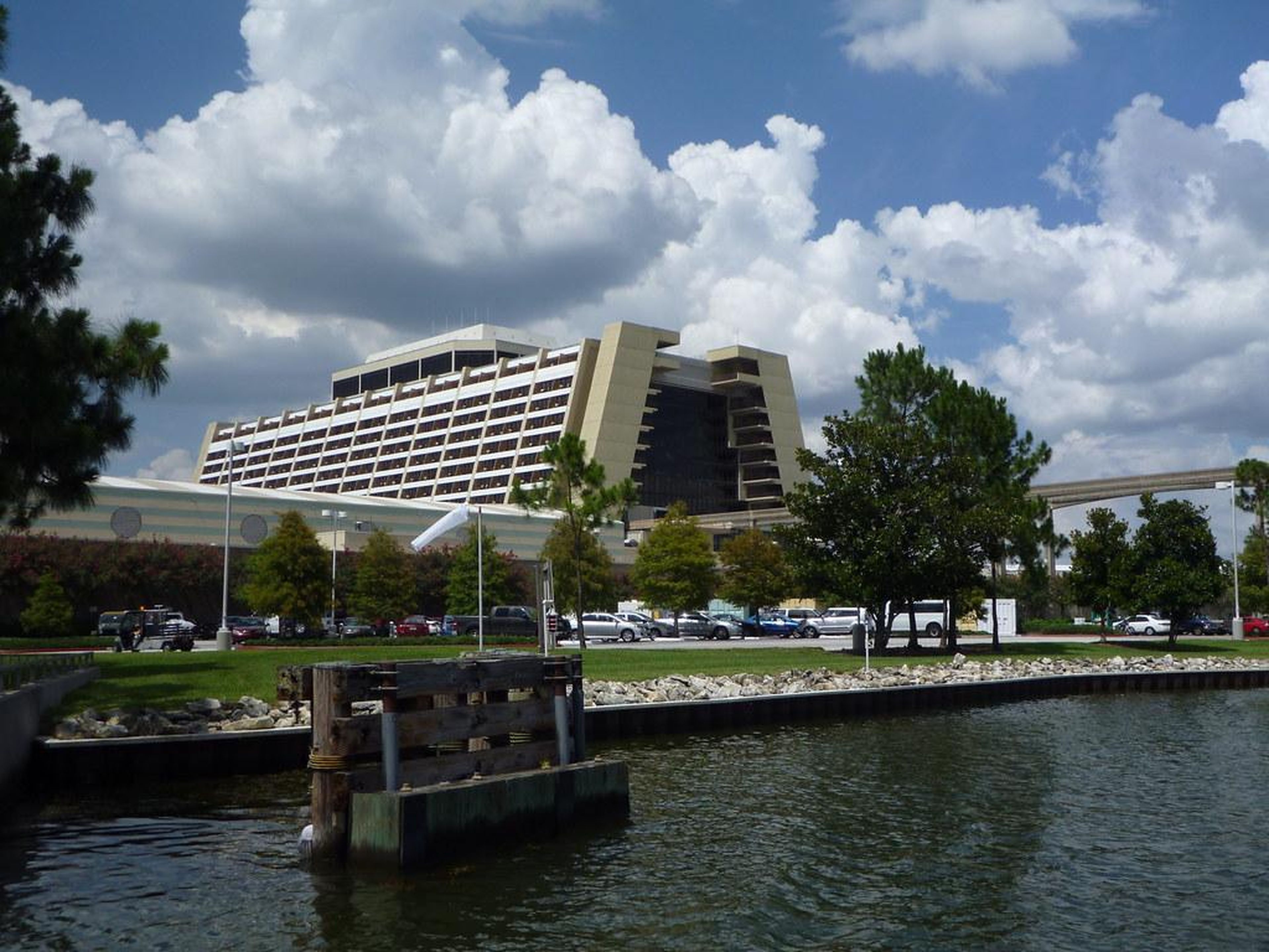 A man caused a lockdown of Disney's Contemporary Resort.