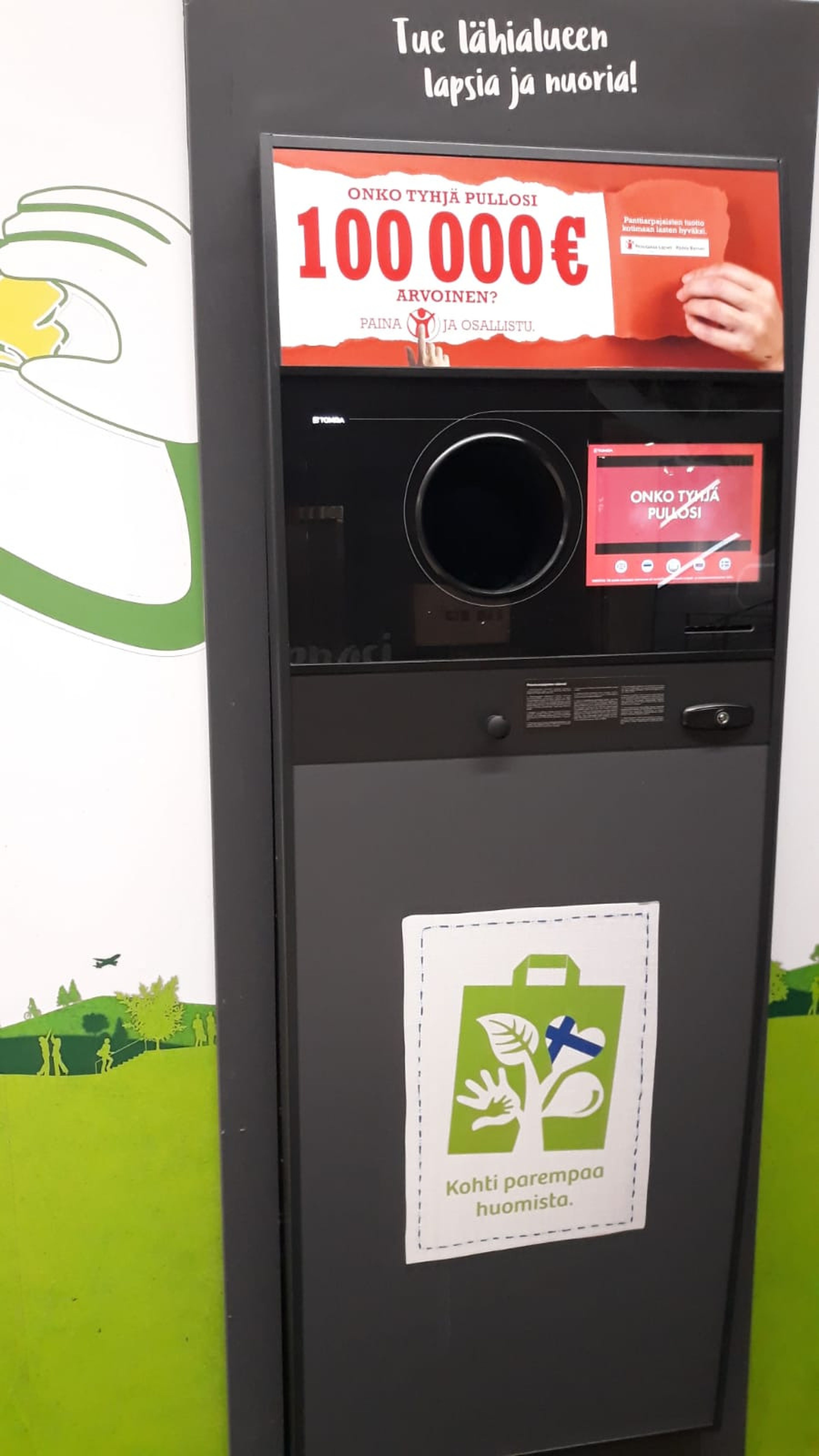 Máquina de vending para el reciclaje de envases