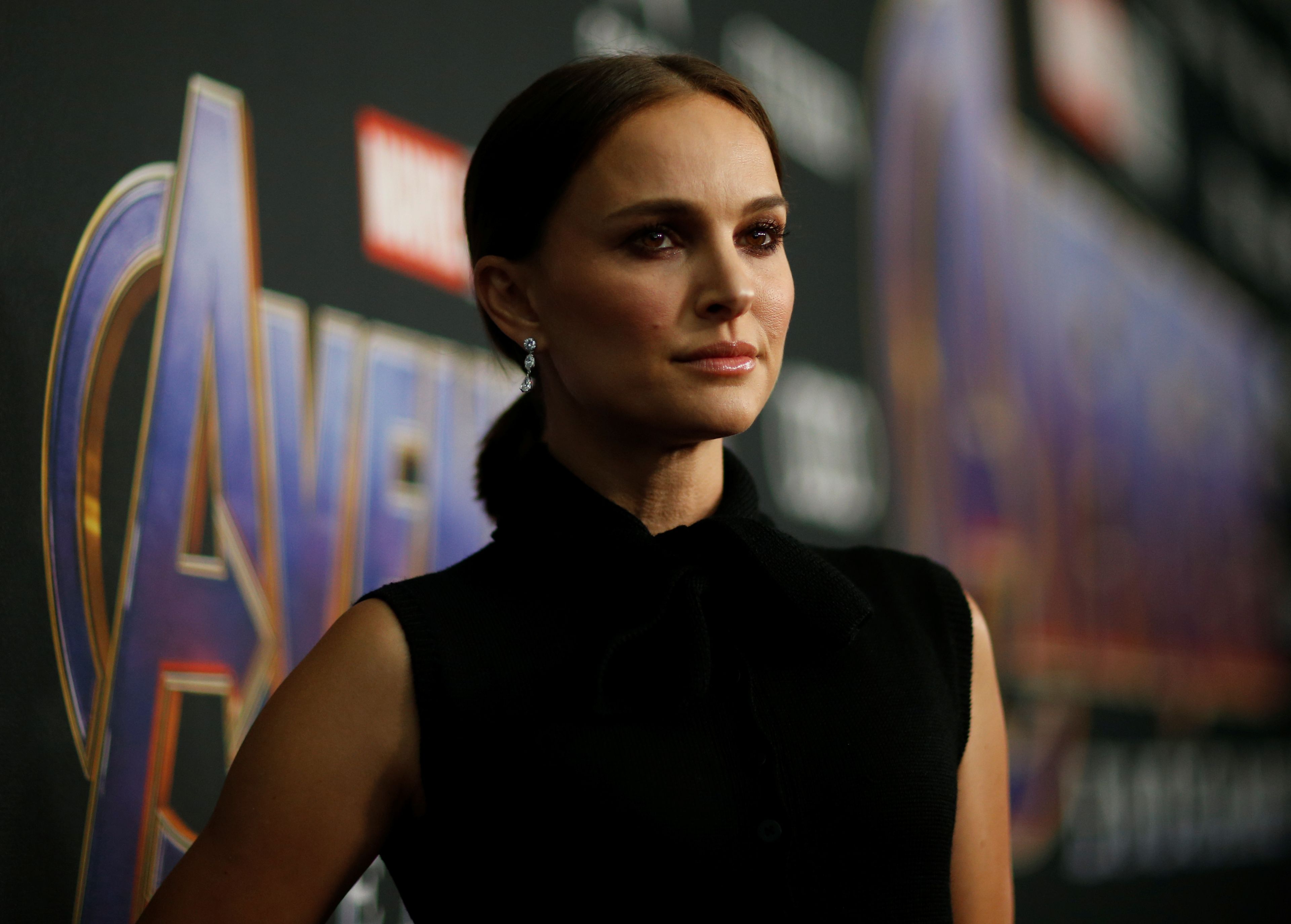 La actriz Natalie Portman en el estreno mundial de la película "The Avengers: Endgame" en Los Ángeles.