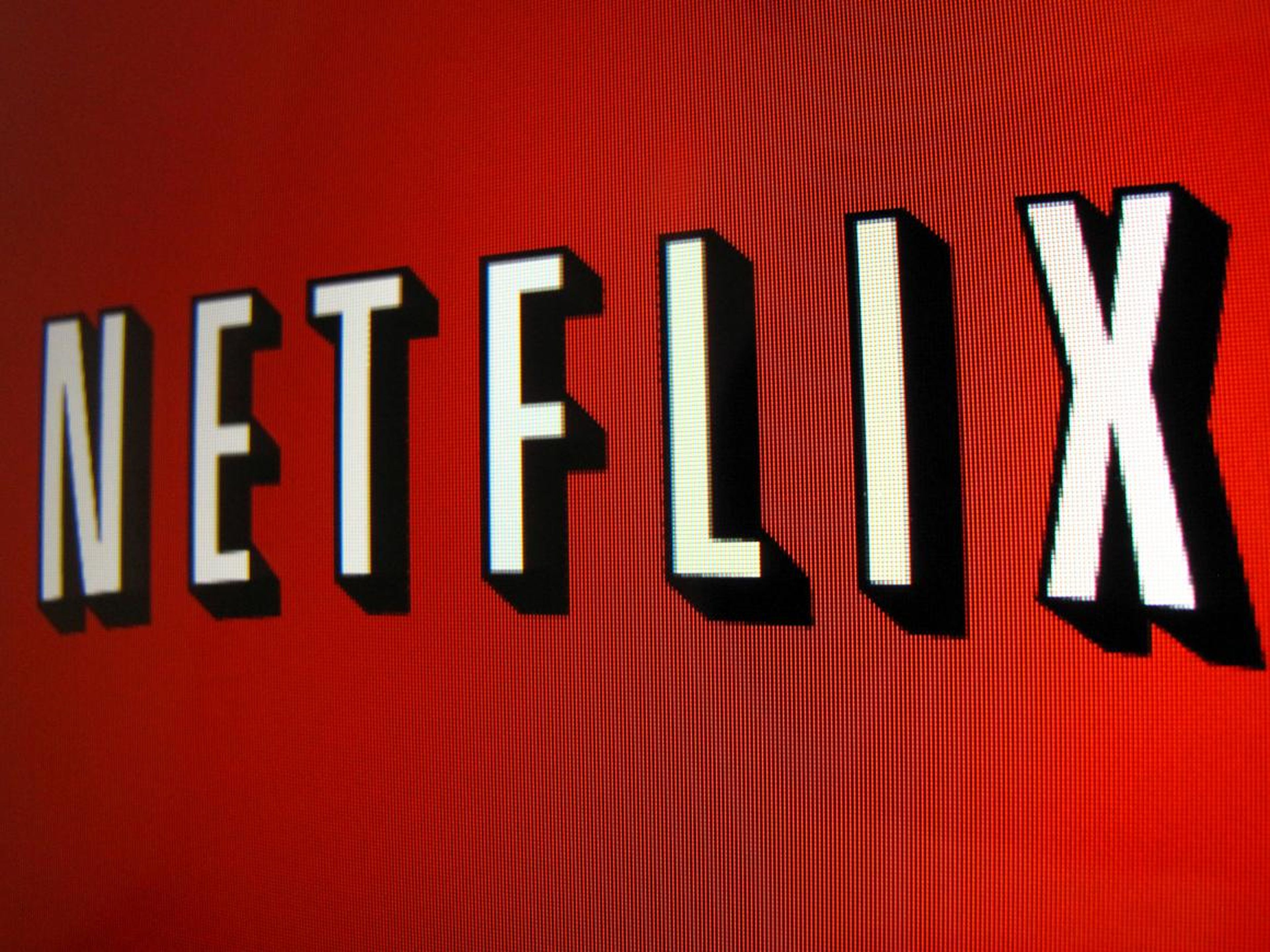 El logo de Netflix.
