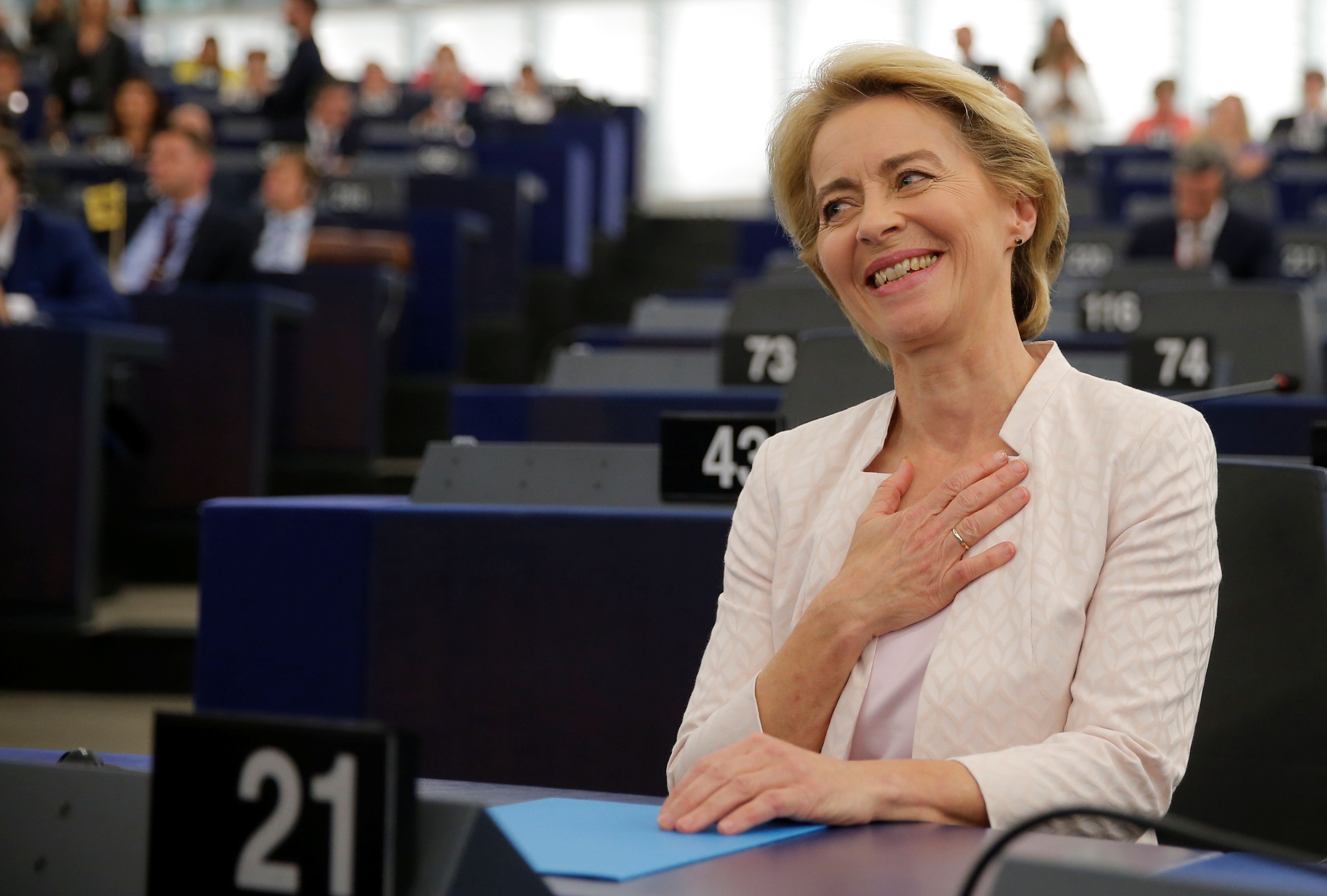 La nueva presidenta de la Comisión Europea, Ursula von der Leyen.