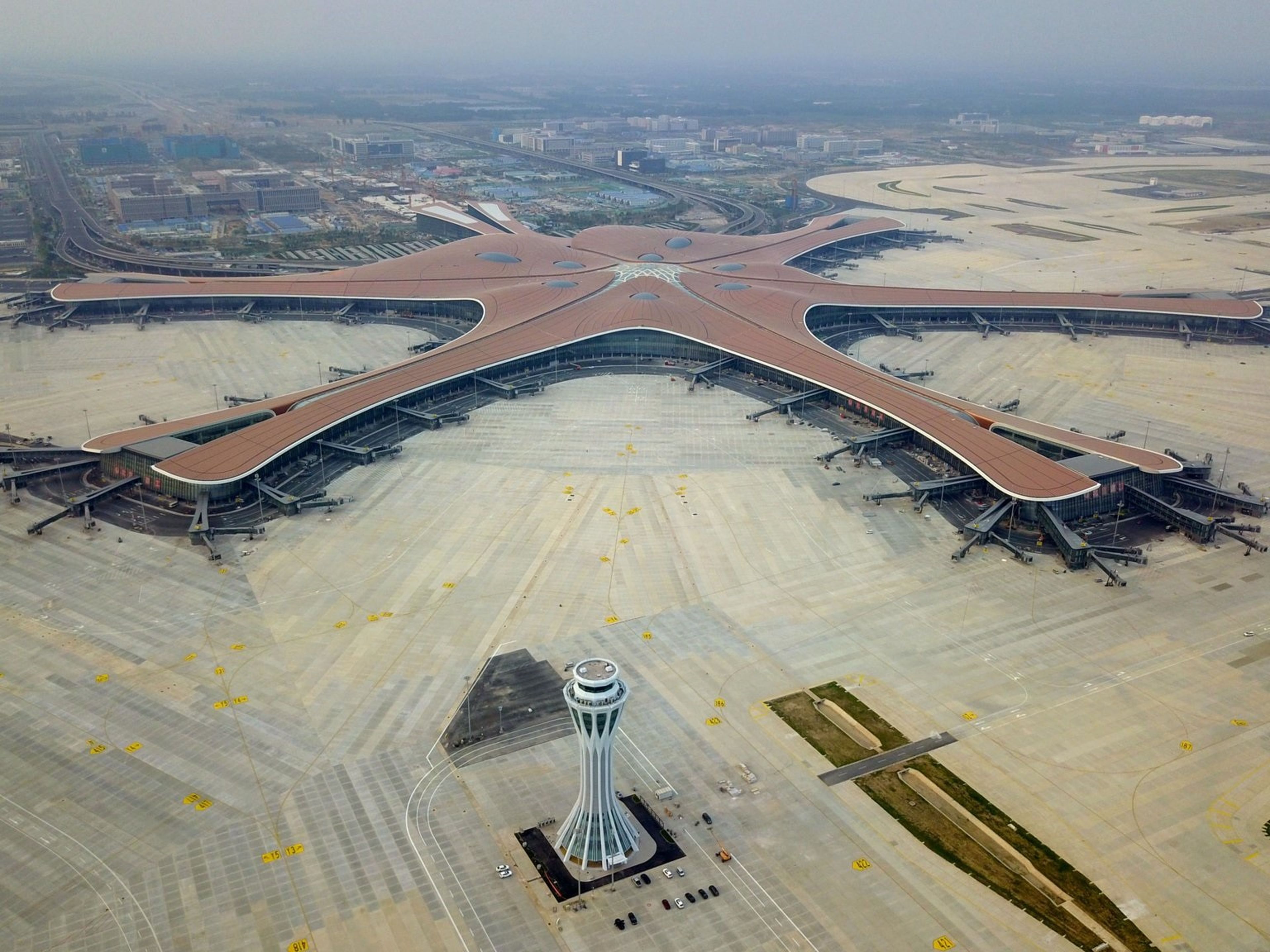 El nuevo aeropuerto de Pekín.