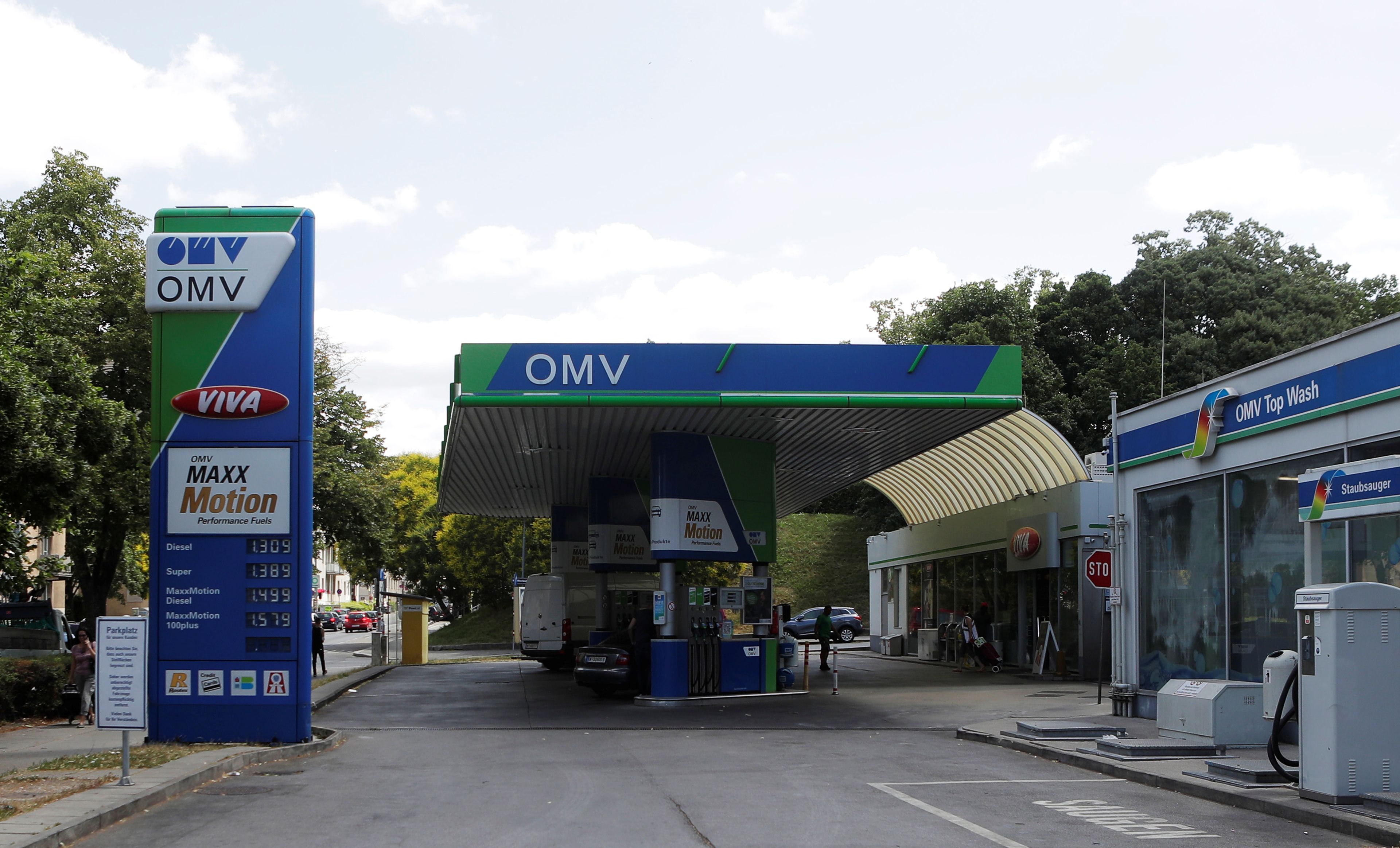 OMV gas station