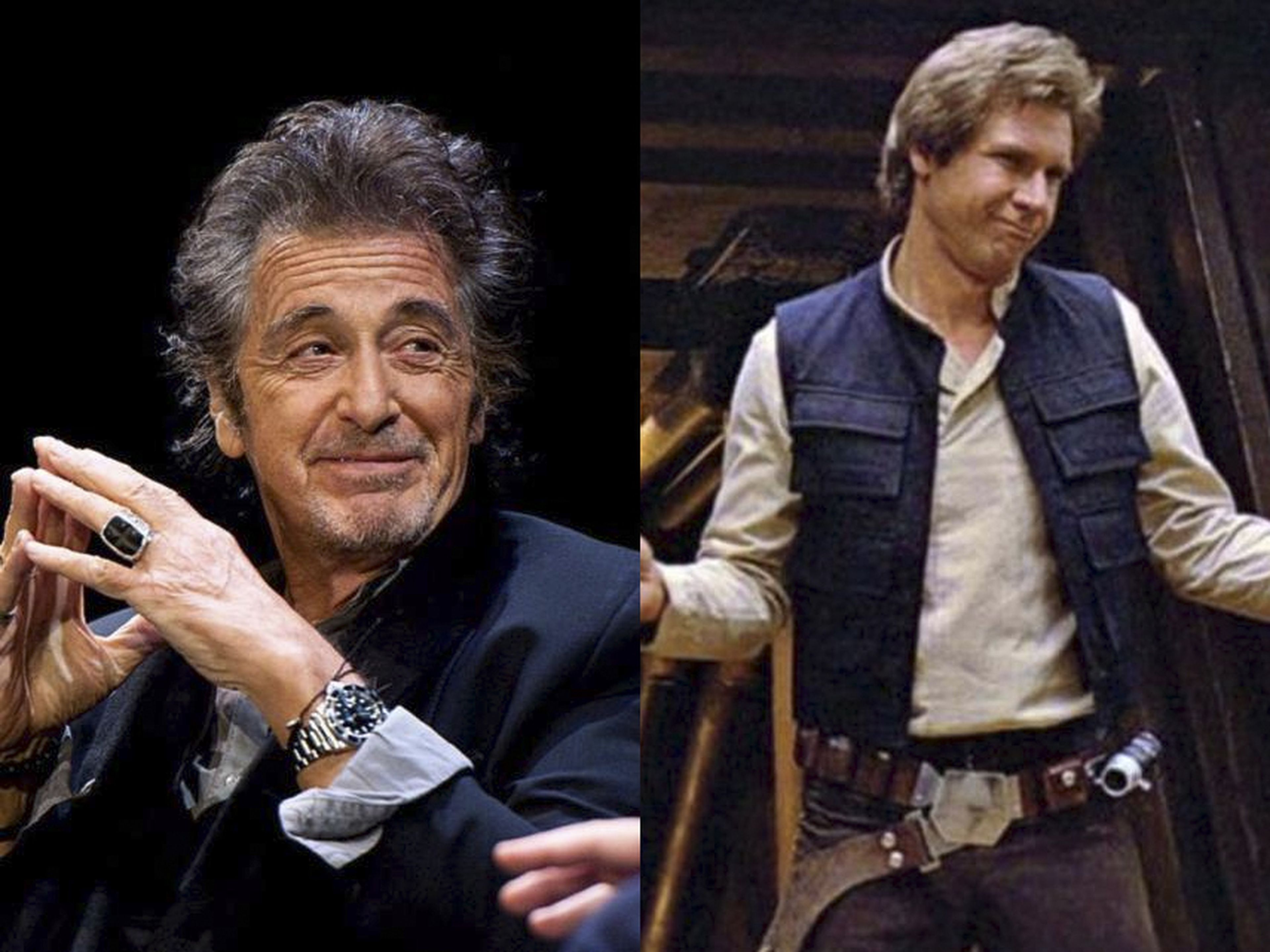 Al Pacino rechazó el papel de Han Solo en Star Wars.