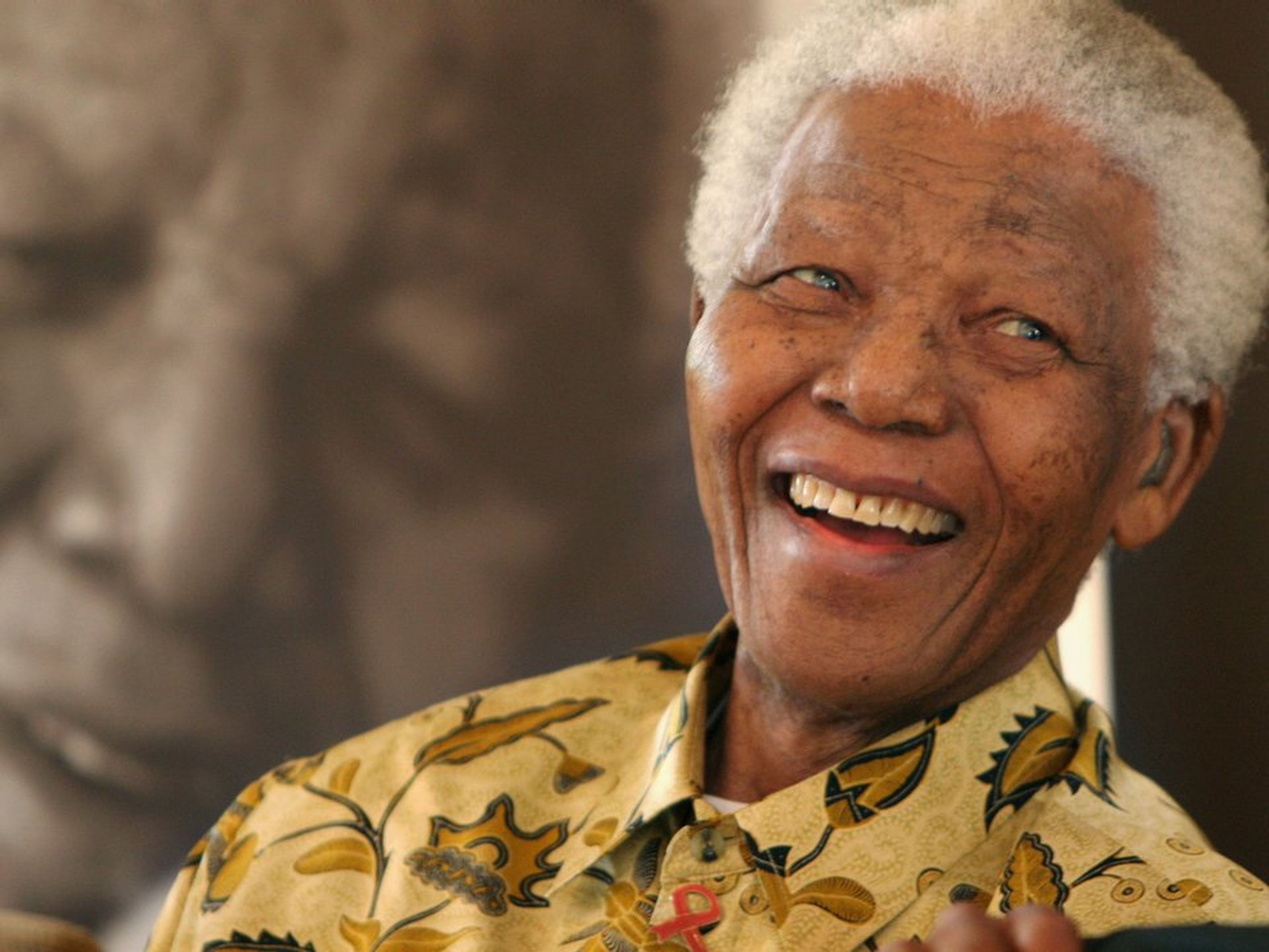 Nelson Mandela fue elegido presidente de Sudáfrica en mayo de 1994.
