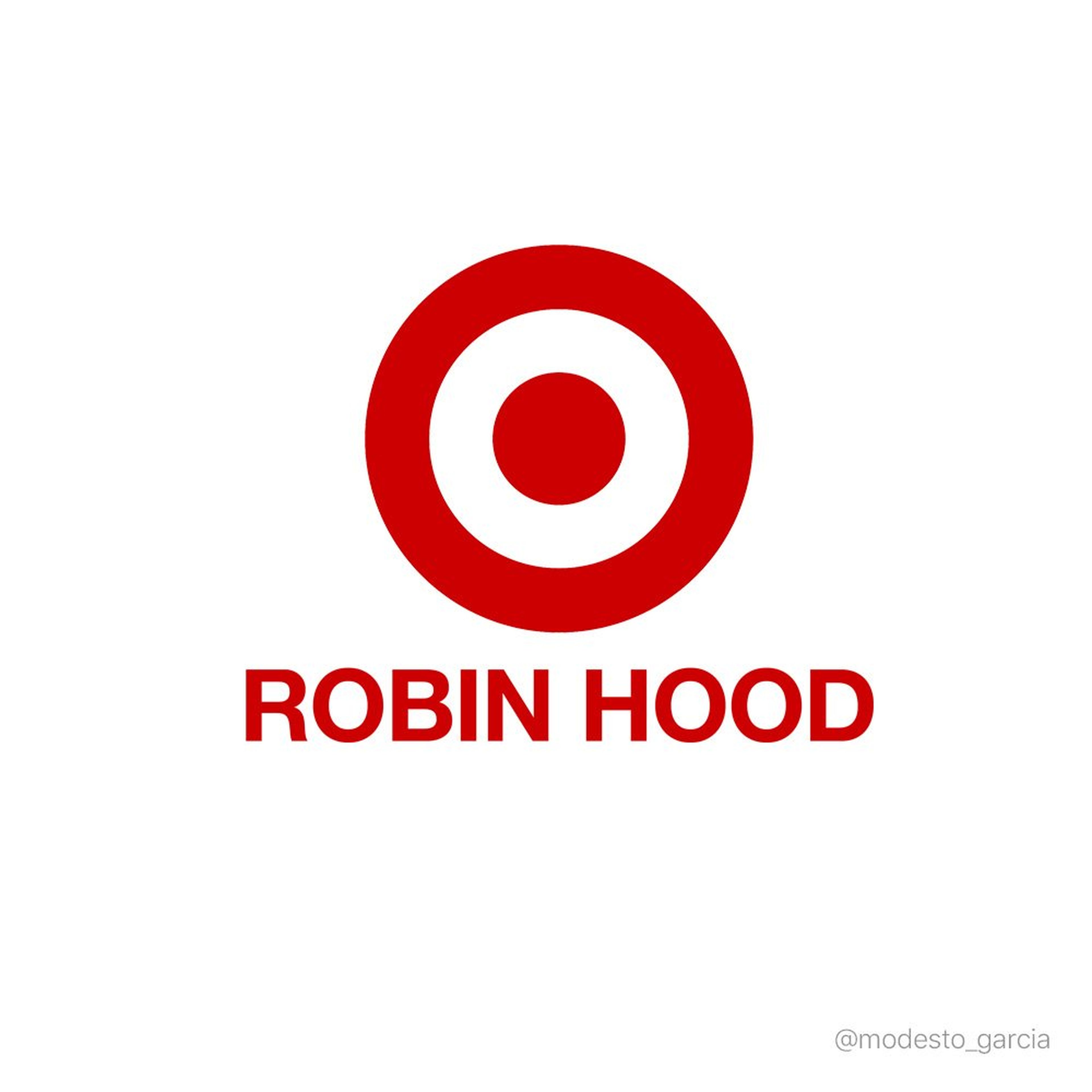 Si Robin Hood fuera un logo famoso