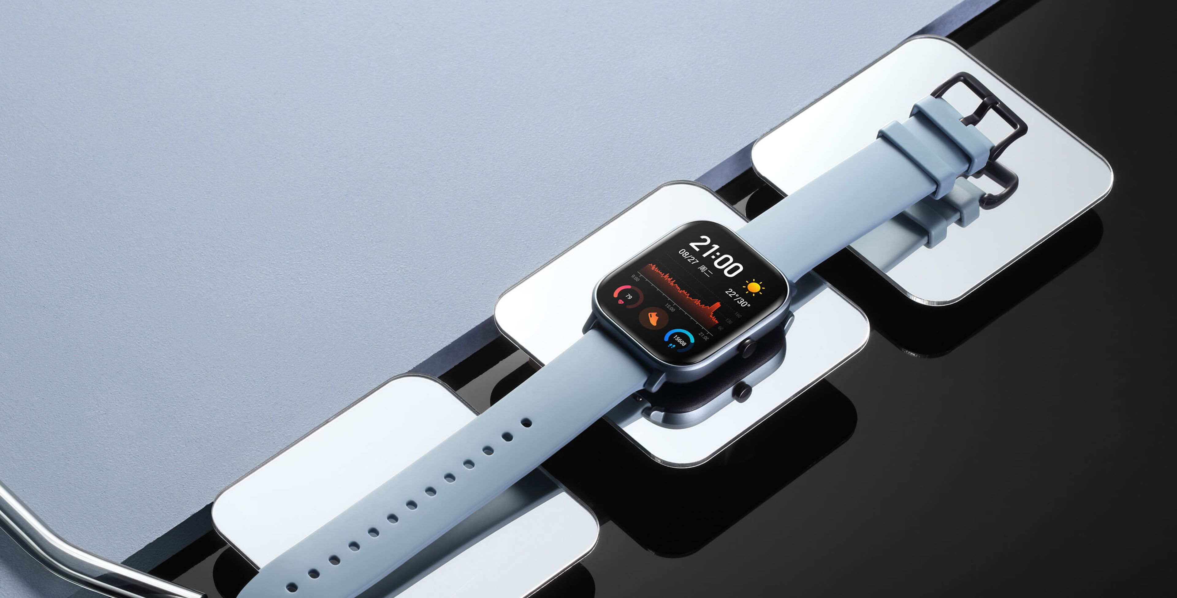 Amazfit GTS, un nuevo reloj inteligente de Xiaomi parecido a Apple Watch.
