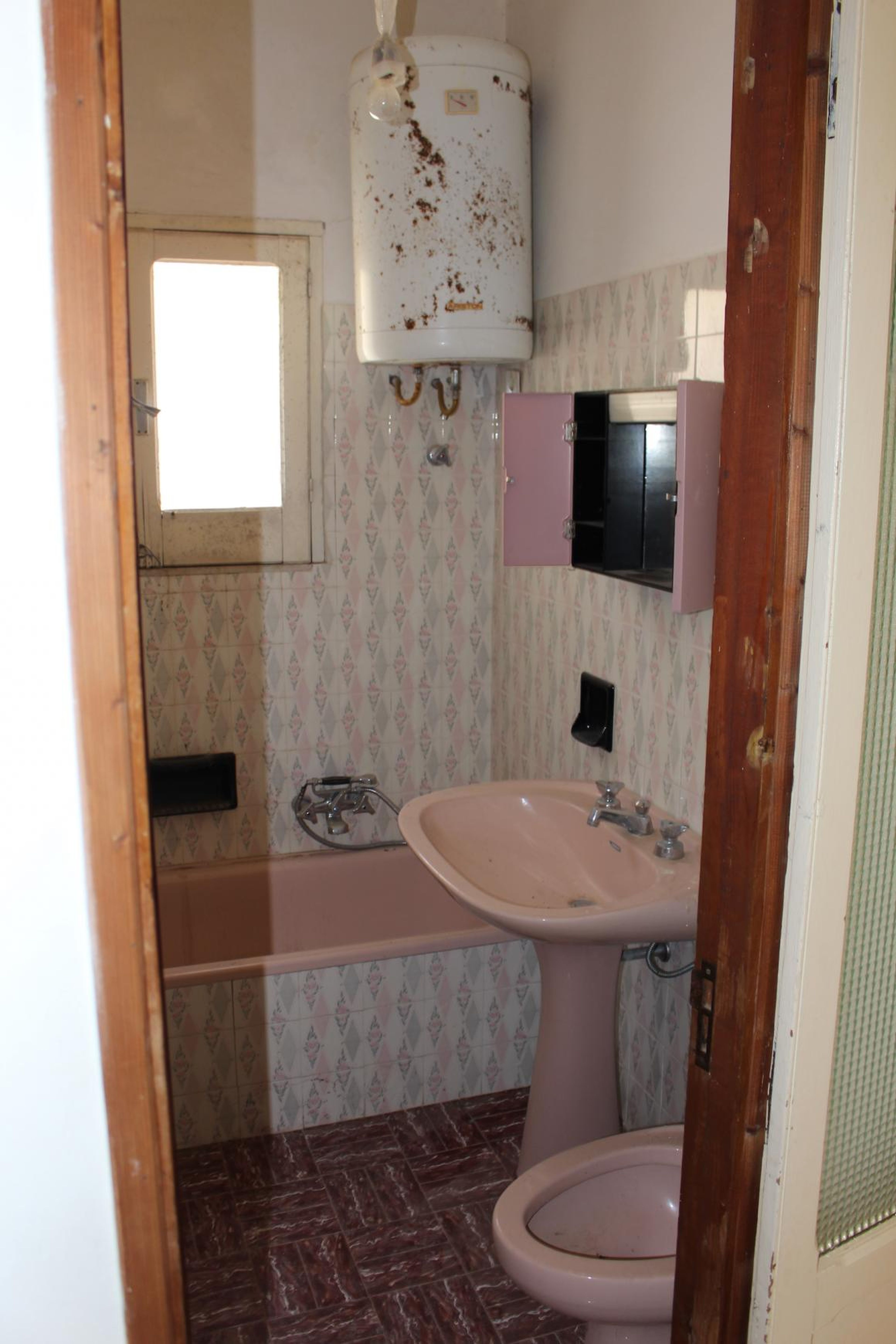 And a very pink bathroom.