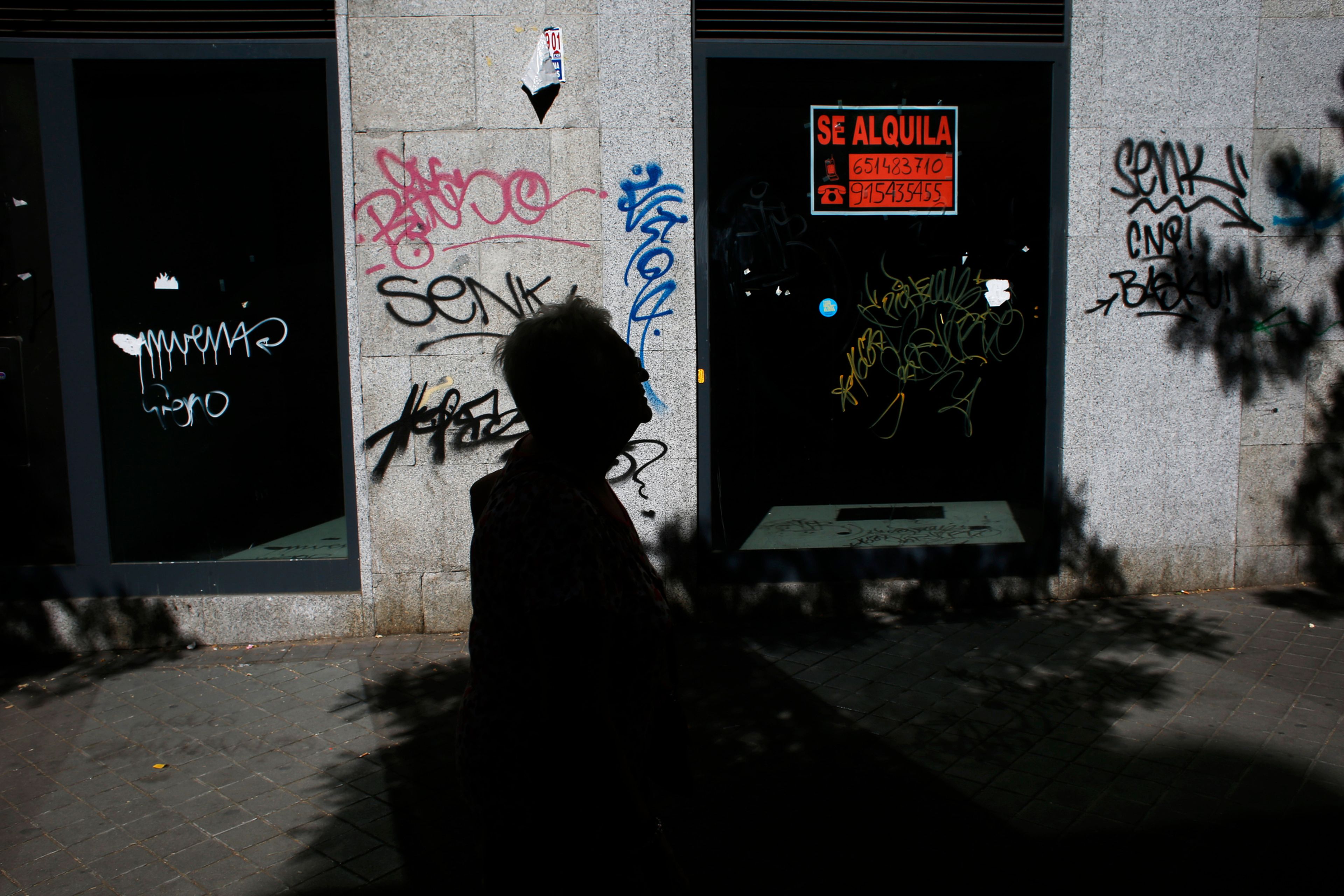 Anuncio de un piso en alquiler en un portal en Madrid
