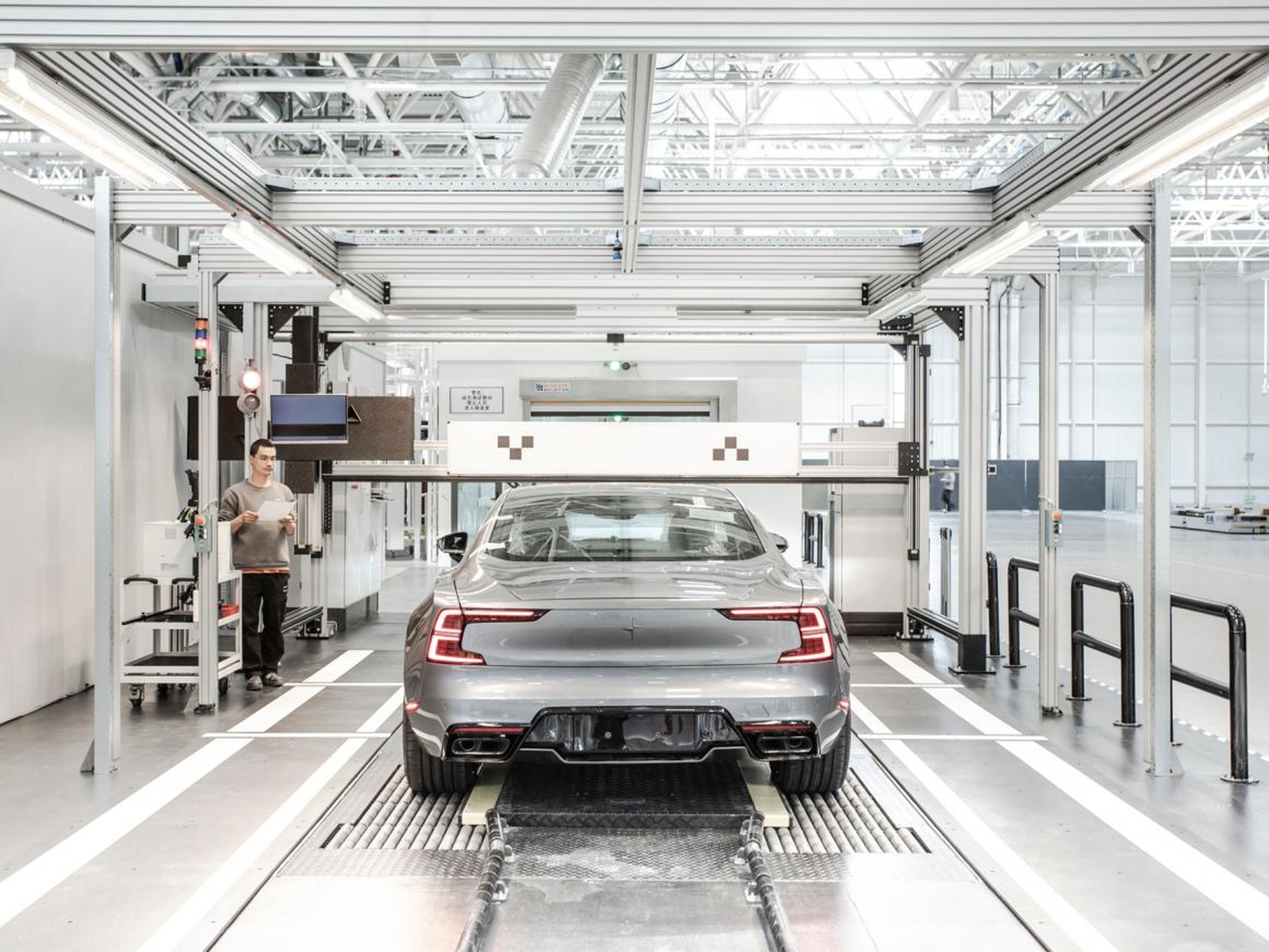 Around 500 Polestar 1 cars will be built per year in the facility. The car has a three-year production cycle.
