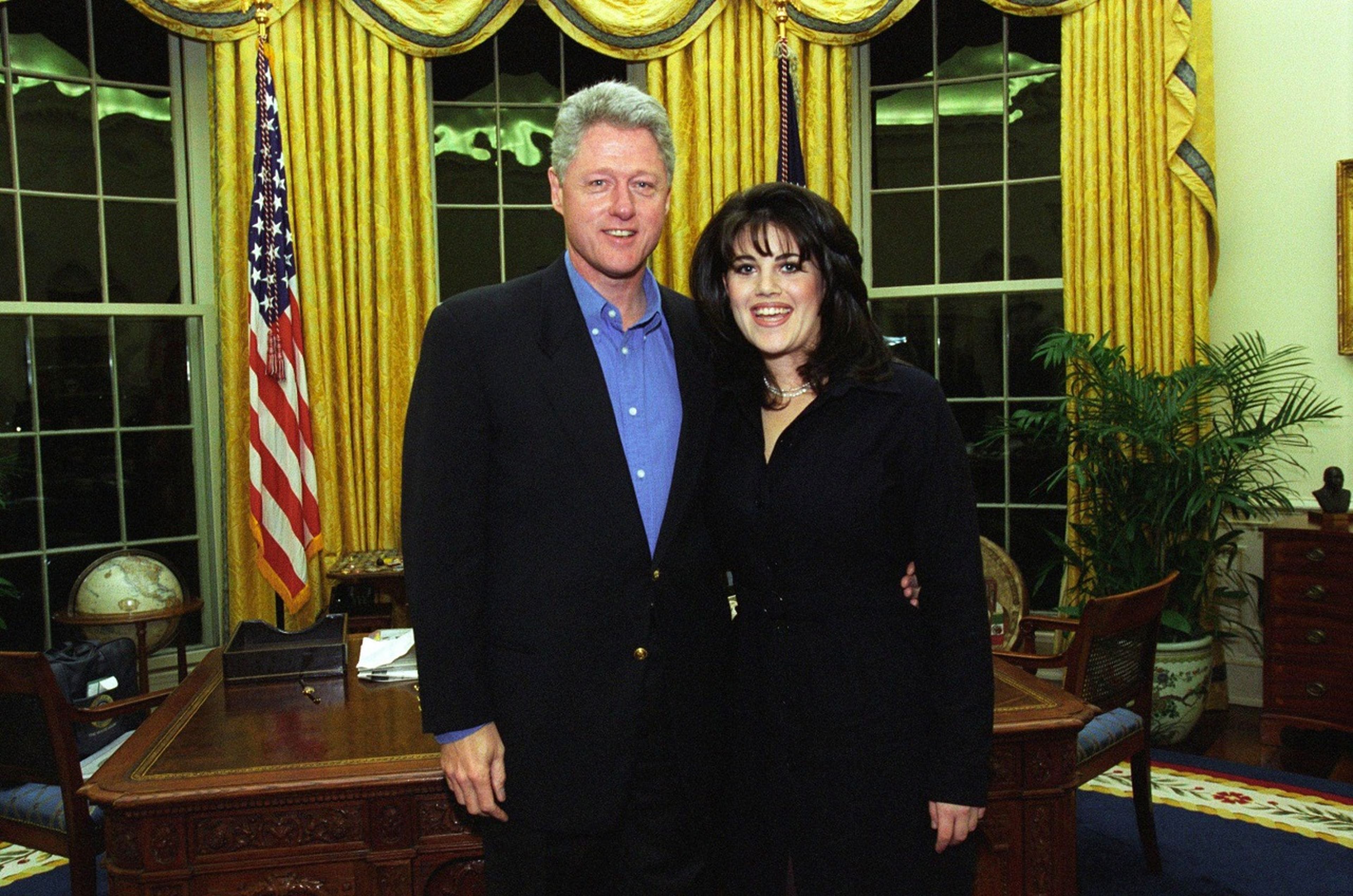 Bill Clintony Monica Lewinsky en 1997
