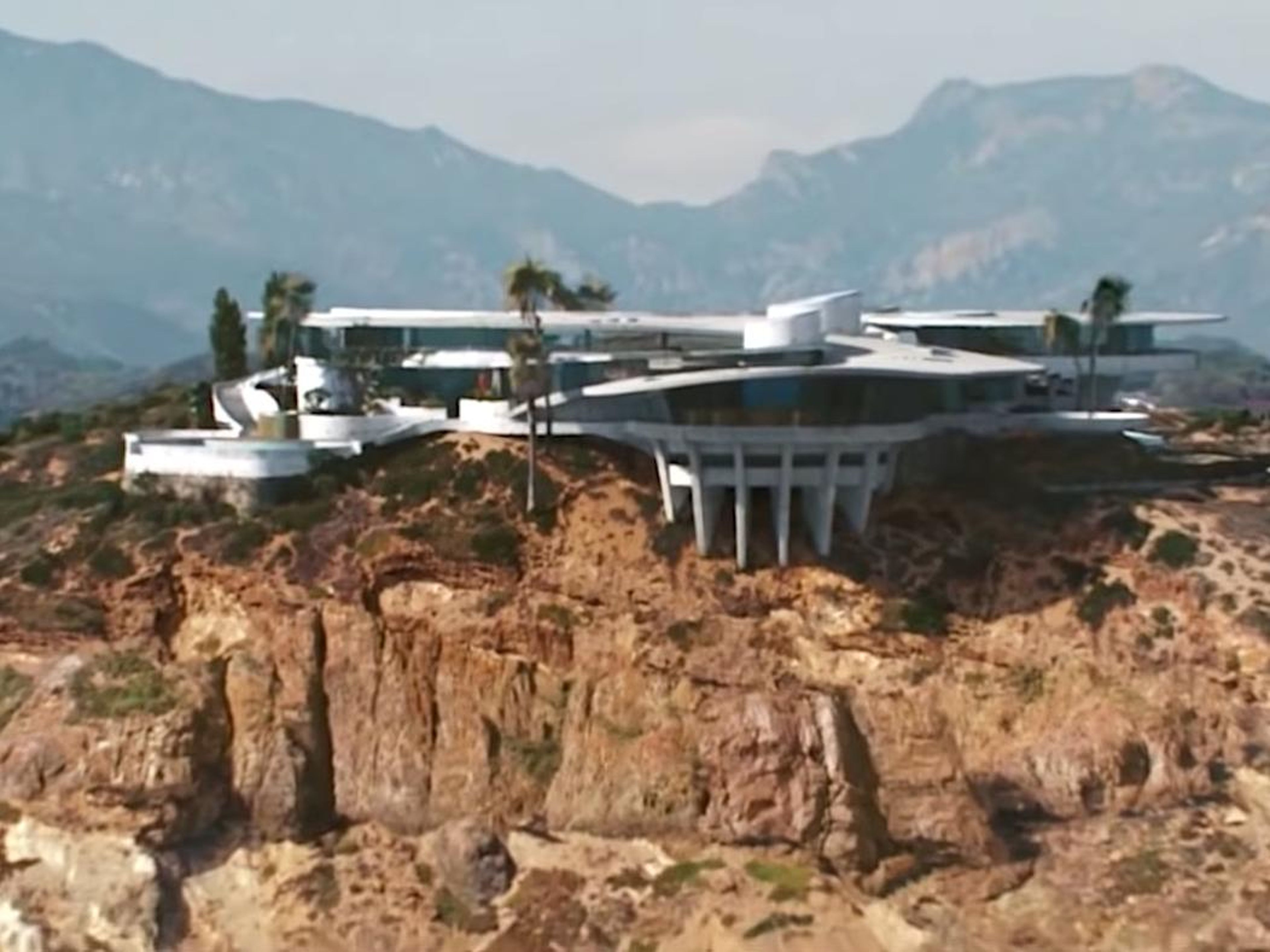 The fictional home of Tony Stark in "Iron Man."