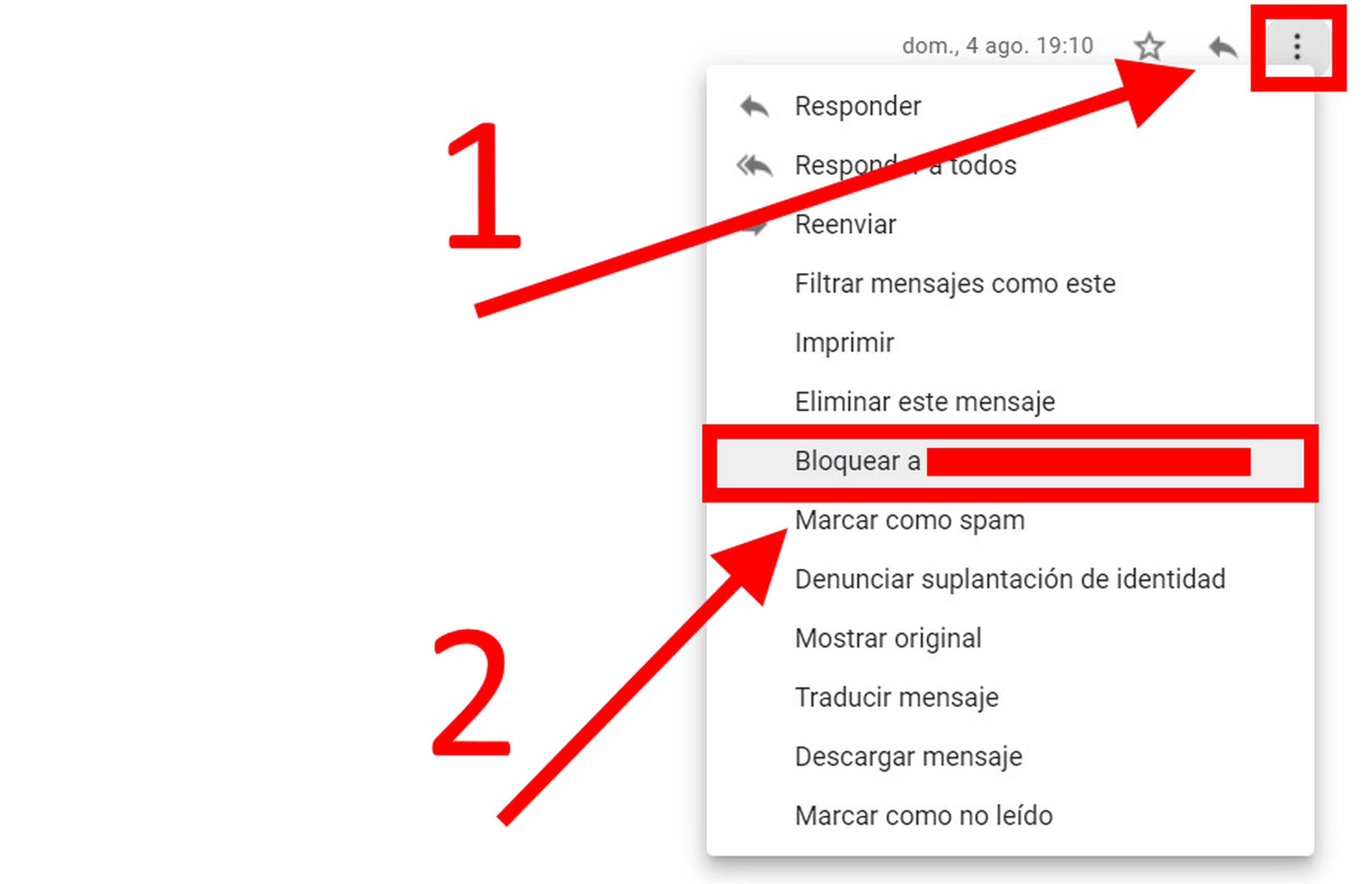 Cómo bloquear direcciones de correo electrónico en Gmail