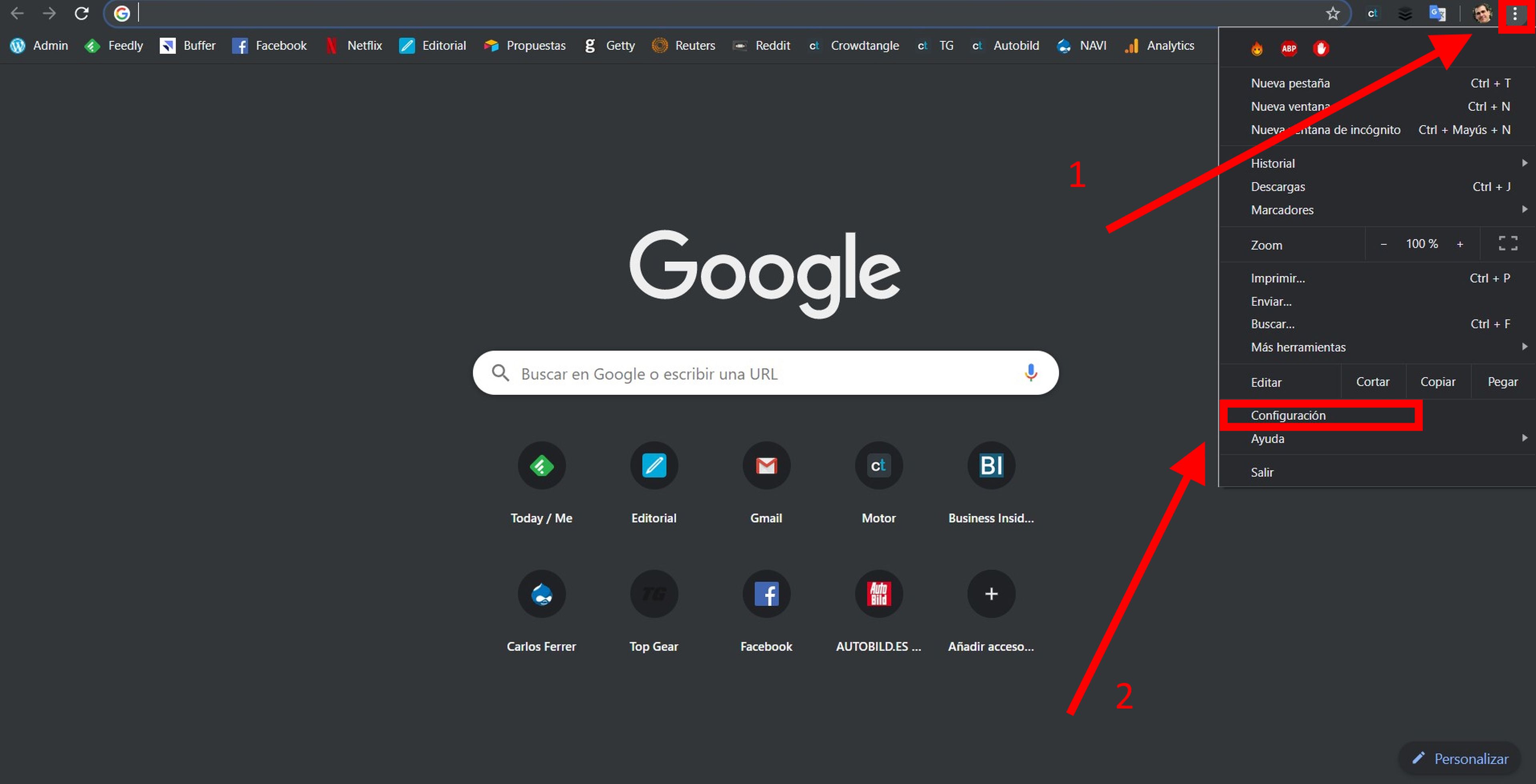 Cómo cambiar el buscador por defecto de Chrome en PC