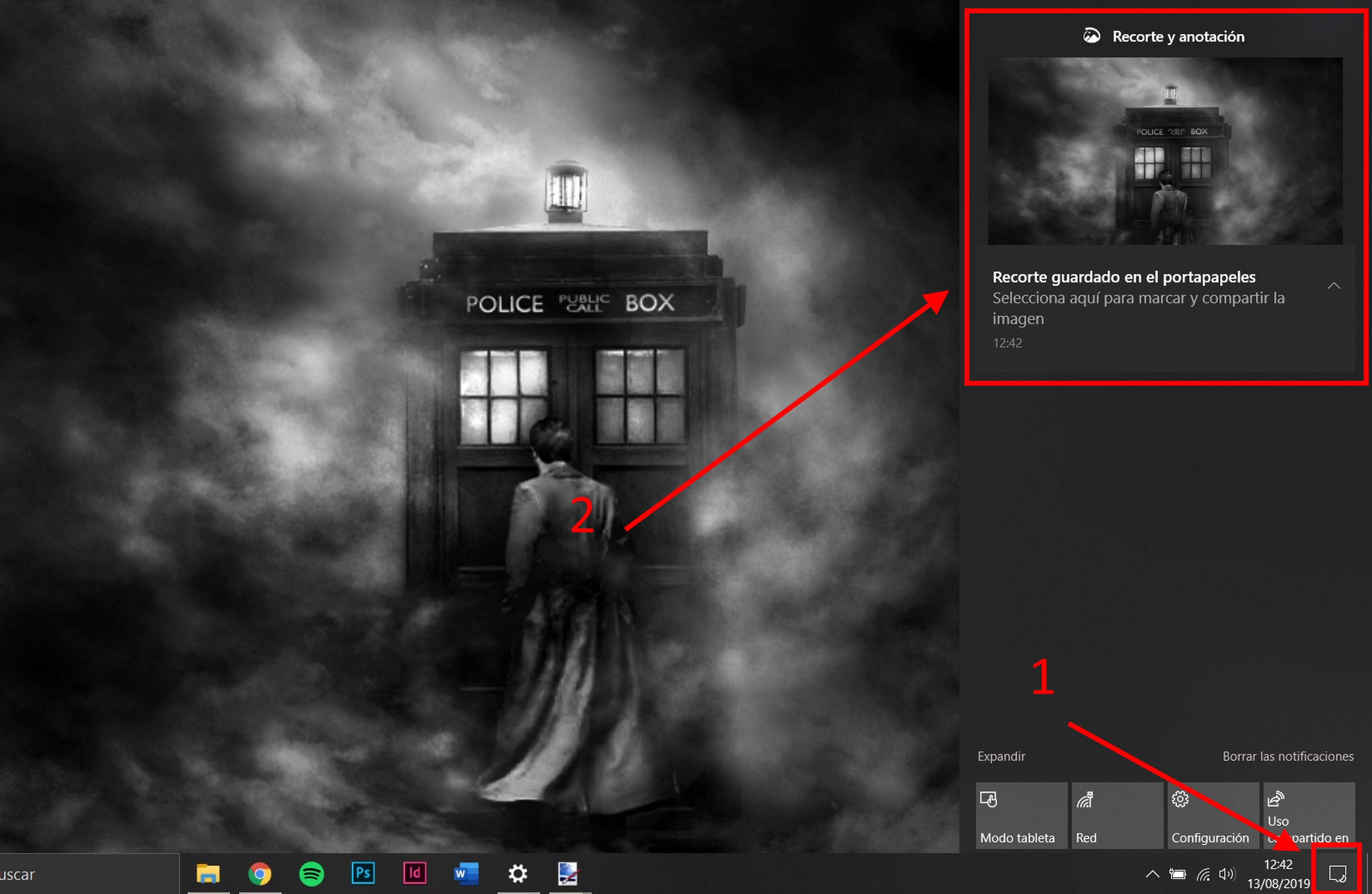Cómo hacer una captura de pantalla de una zona concreta en Windows 10