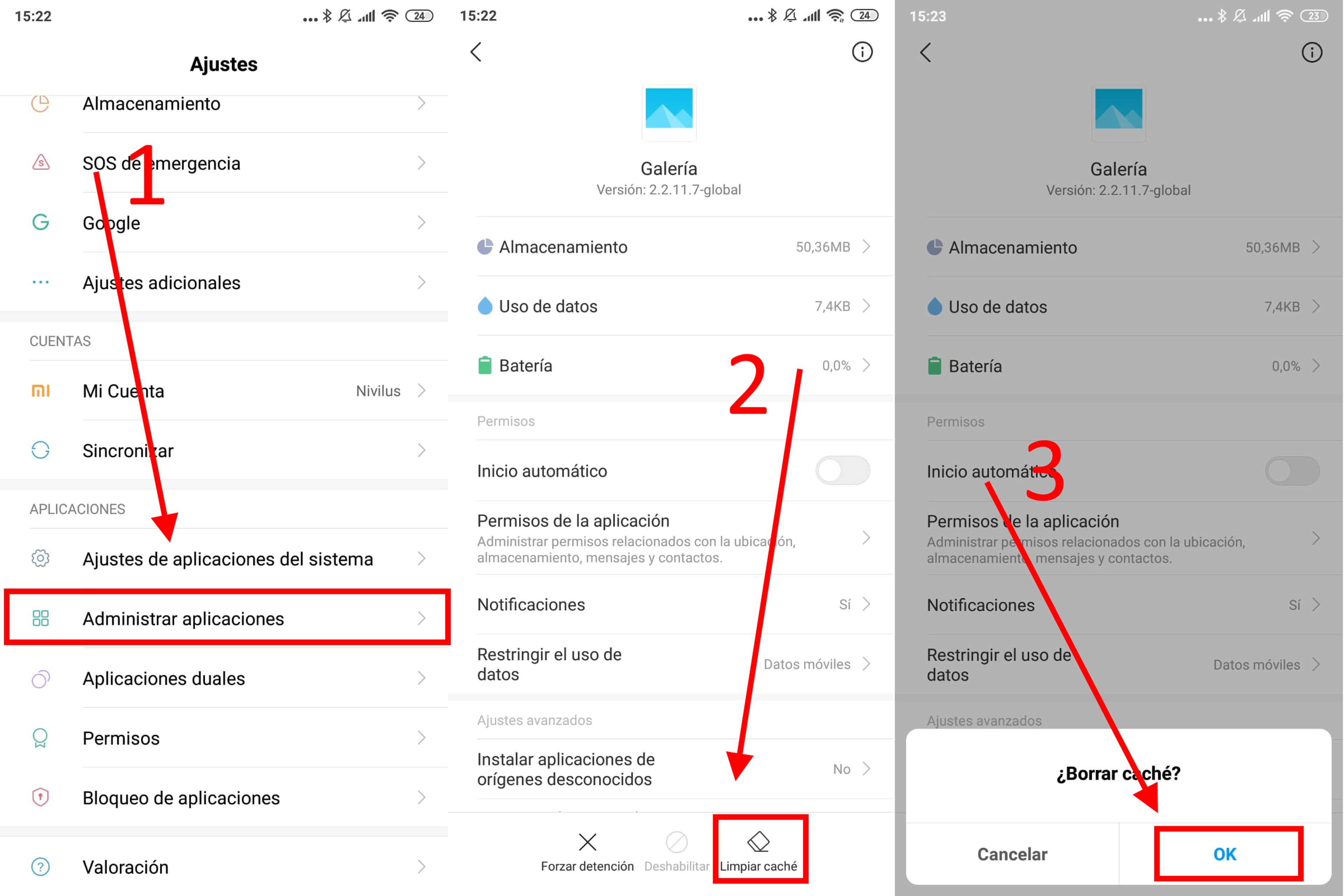 Cómo mejorar la velocidad en Android borrando el caché de las aplicaciones