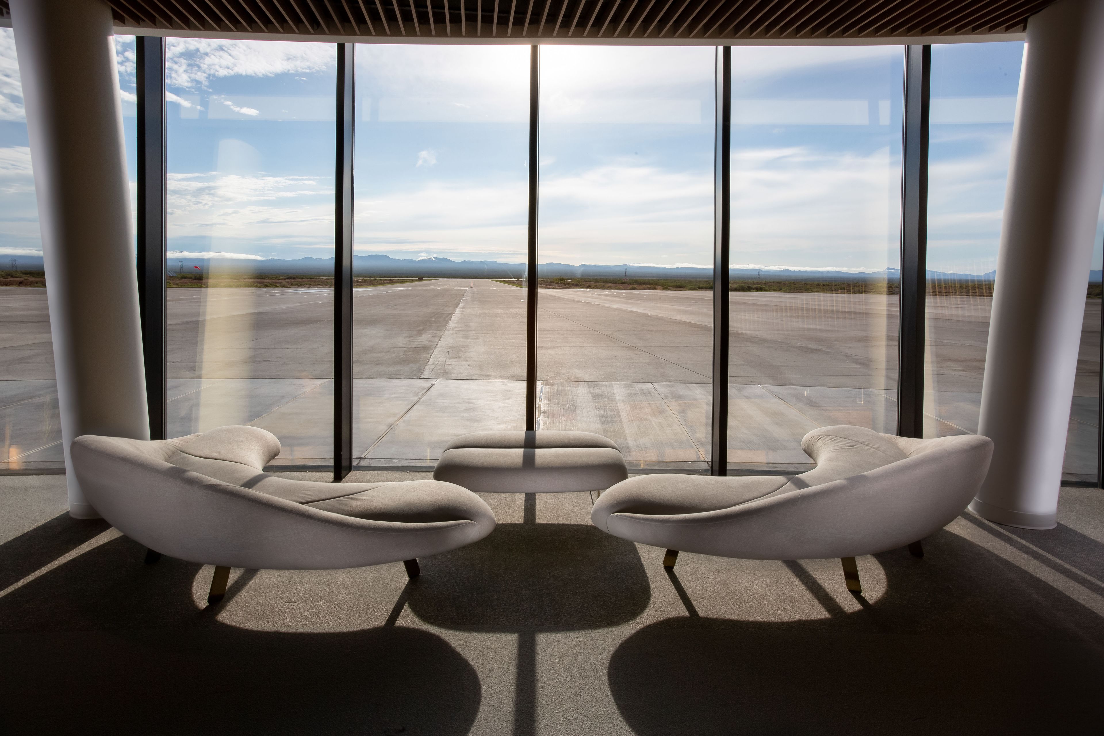 Las espectaculares vistas que se podrán disfrutar en el interior del complejo desde donde se podrá ver despegar a la aeronaves