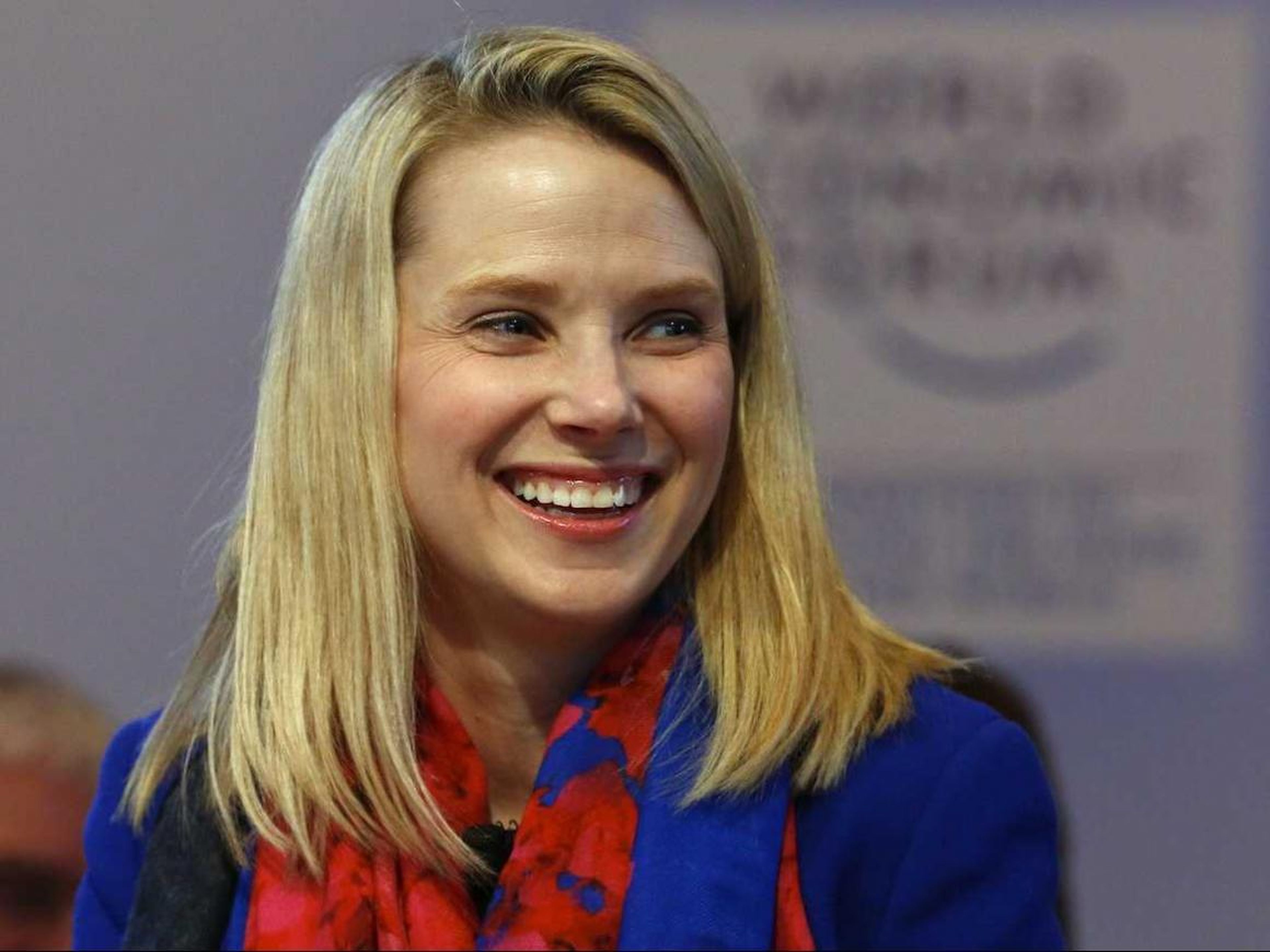Marissa Mayer served as the CEO of Yahoo from 2012 to 2017.