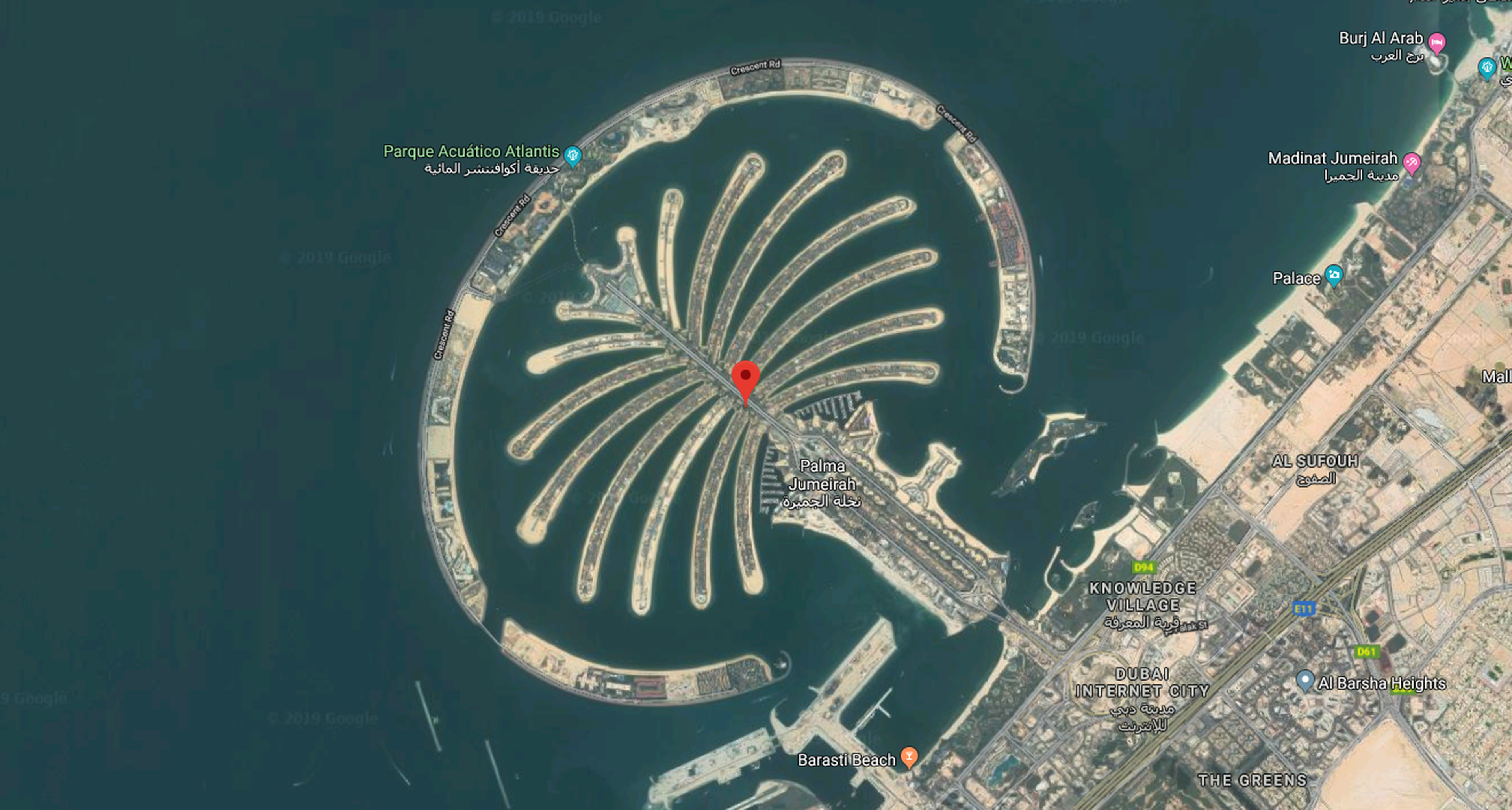 Islas artificiales Google Earth