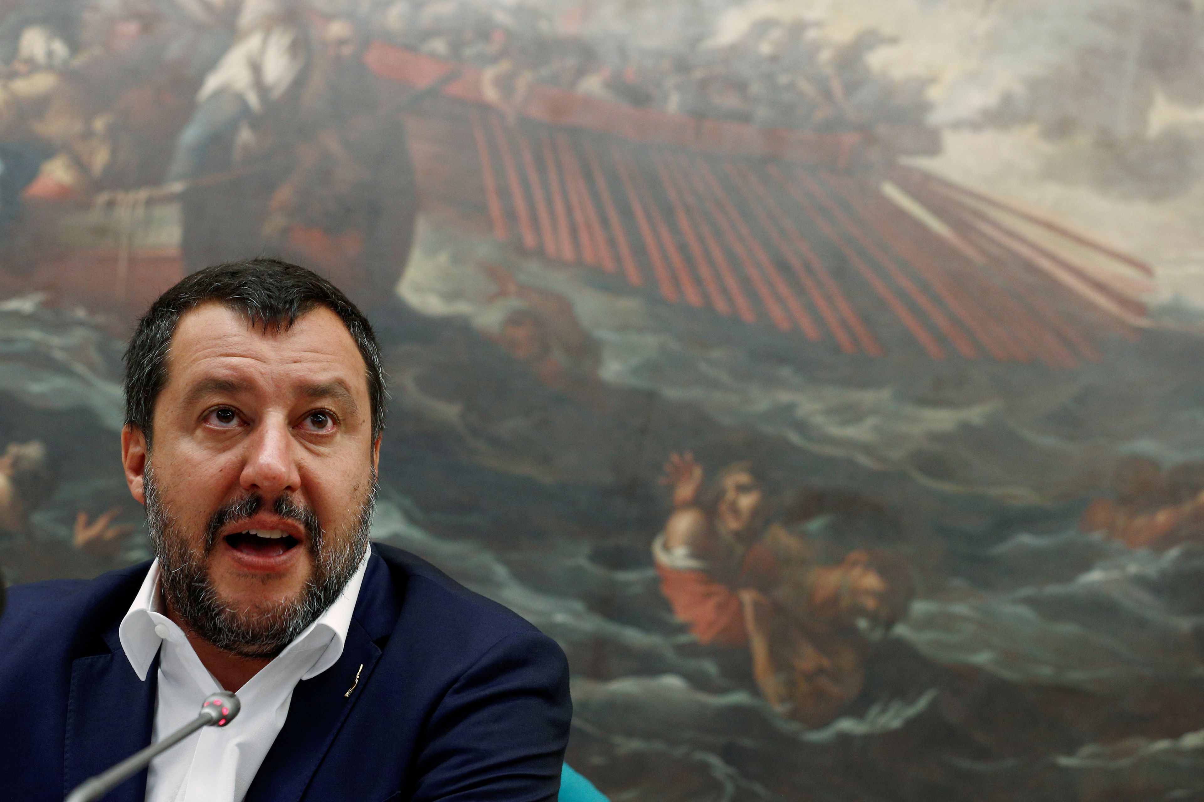 Matteo Salvini, vicepresidente y Ministro del Interior de Italia.