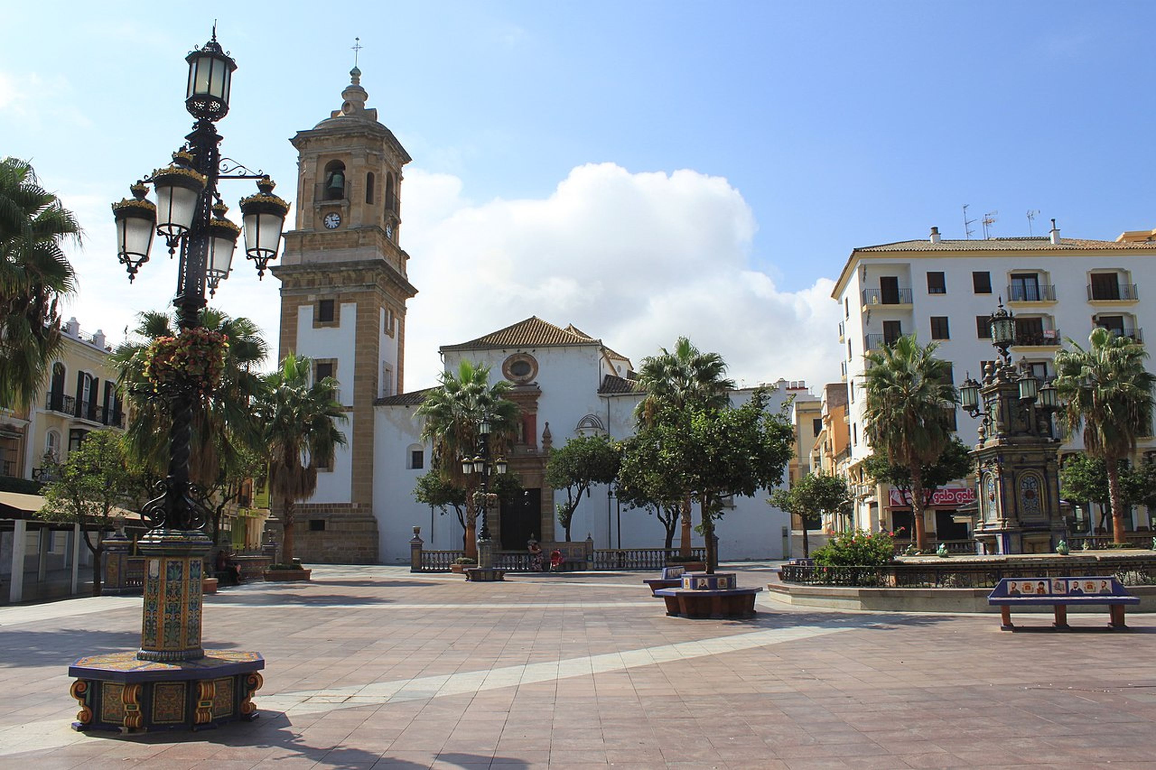 Plaza Alta de Algeciras, en Cádiz, Andalucía.