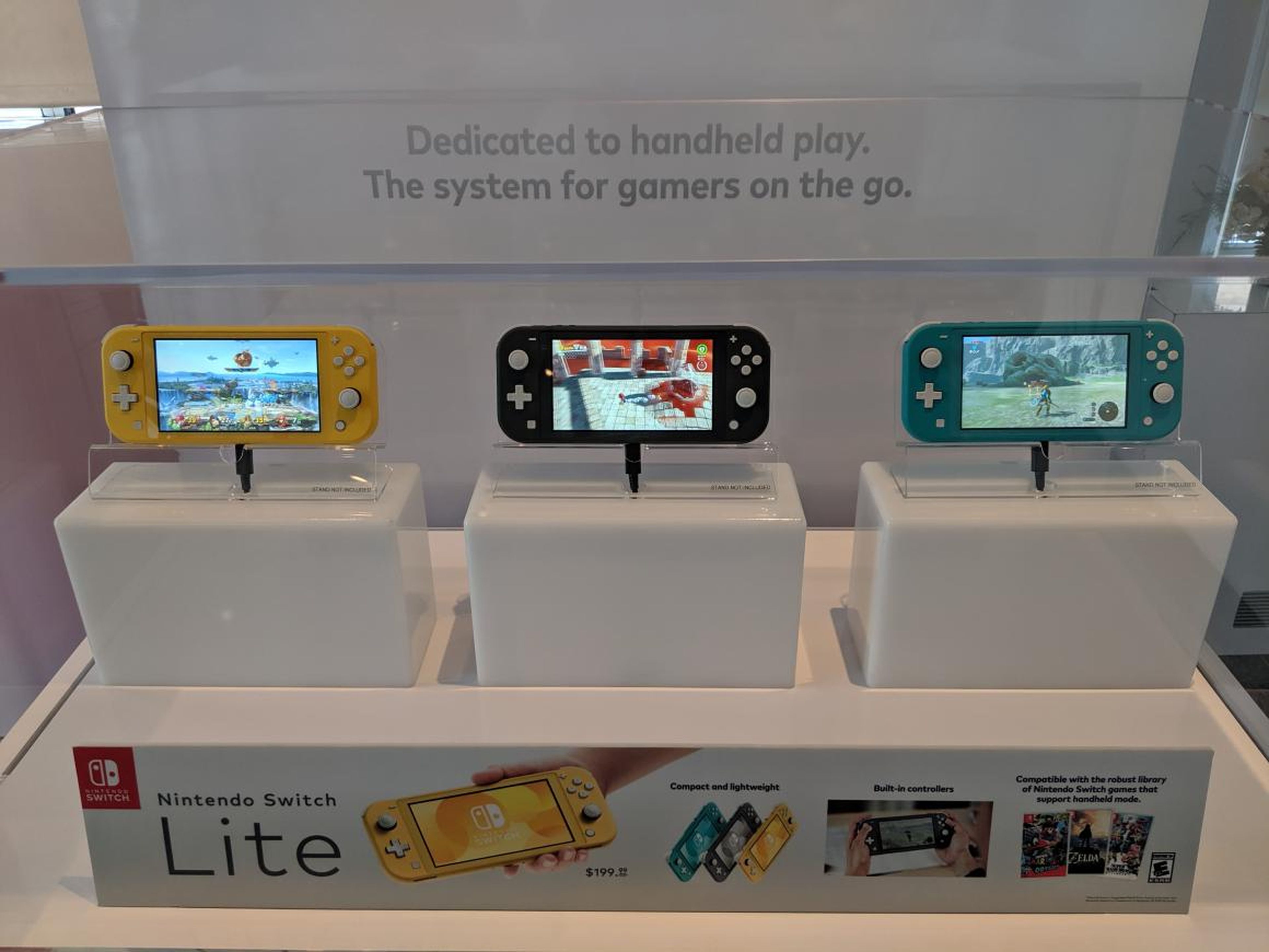 The portable-only Nintendo Switch Lite is on sale now for $200.