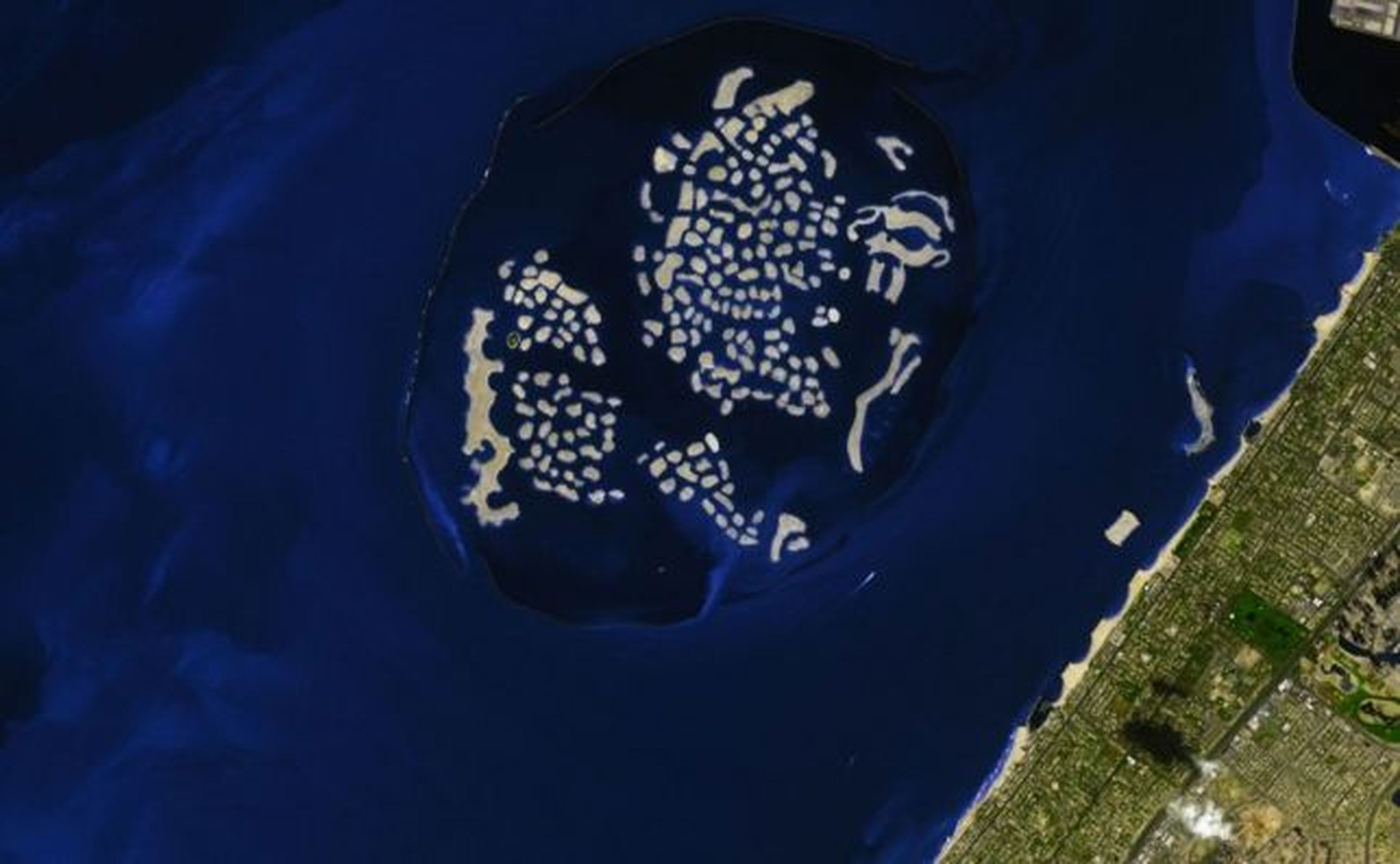 El proyecto El Mundo consiste en 300 islas artificiales en Dubái.